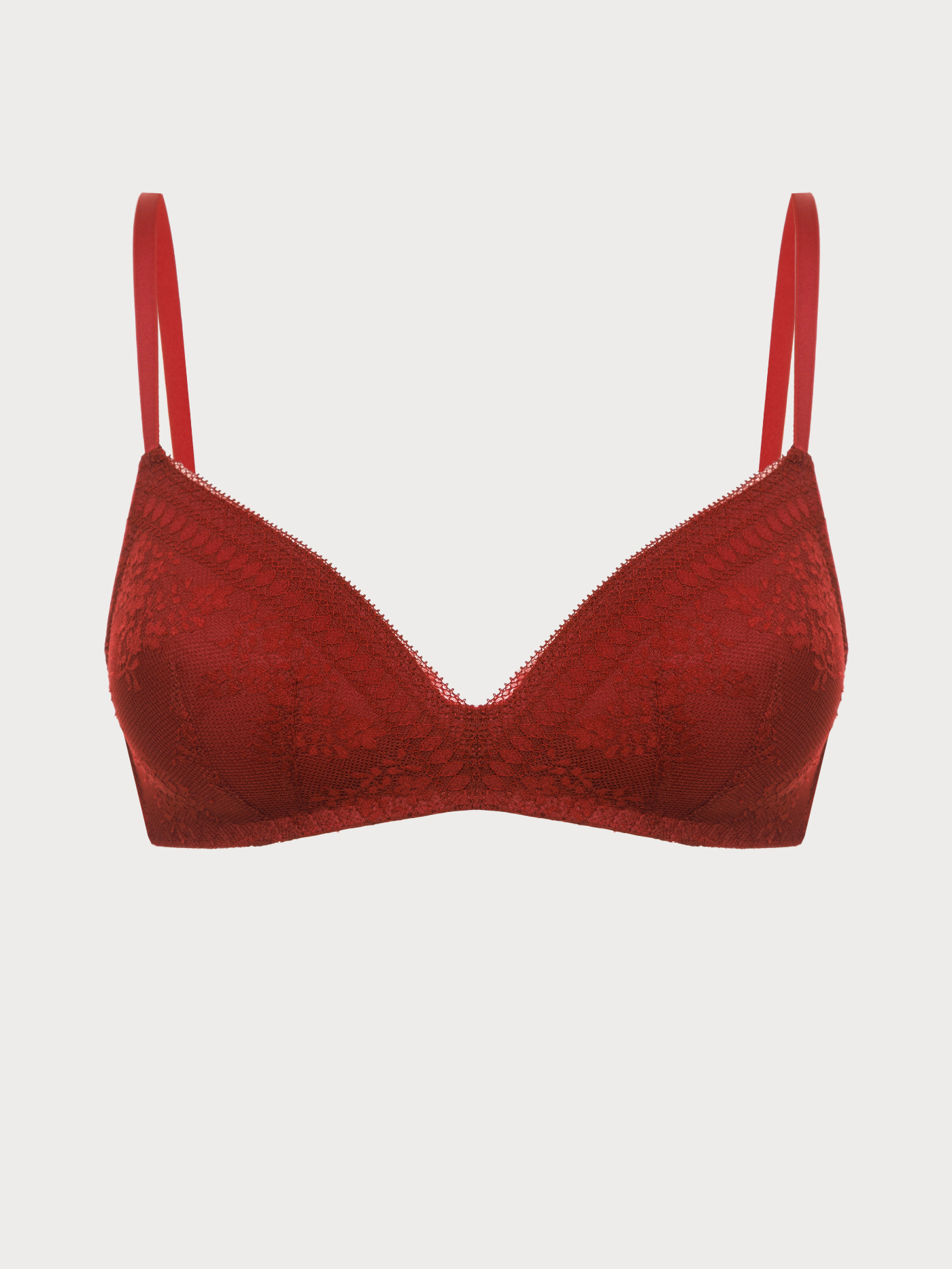 Бюстгальтер треугольник t-shirt Бордовый 3018F1401 | фото 6