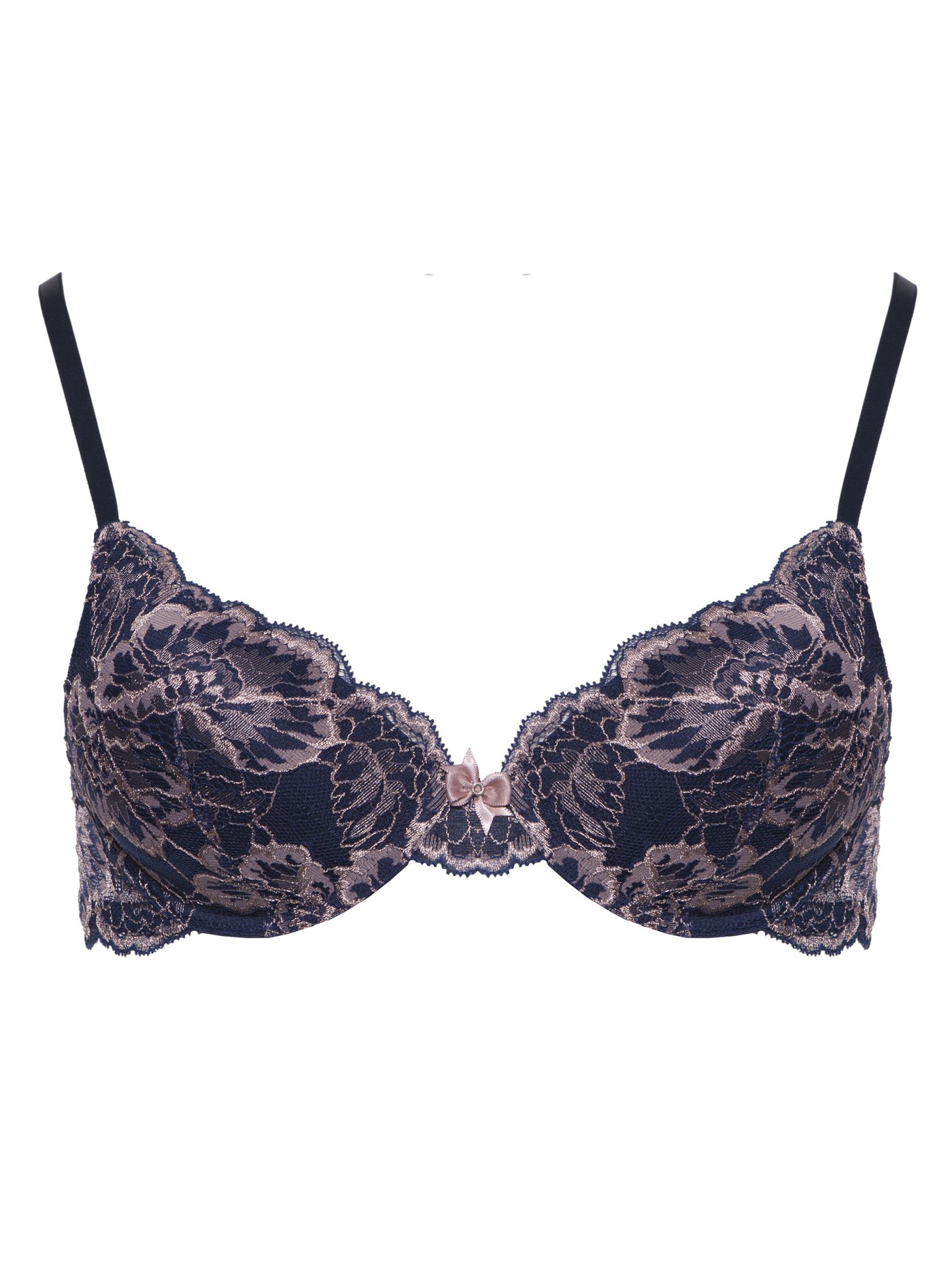 Бюстгальтер t-shirt Синий с розовым 2328F1446 | фото 3