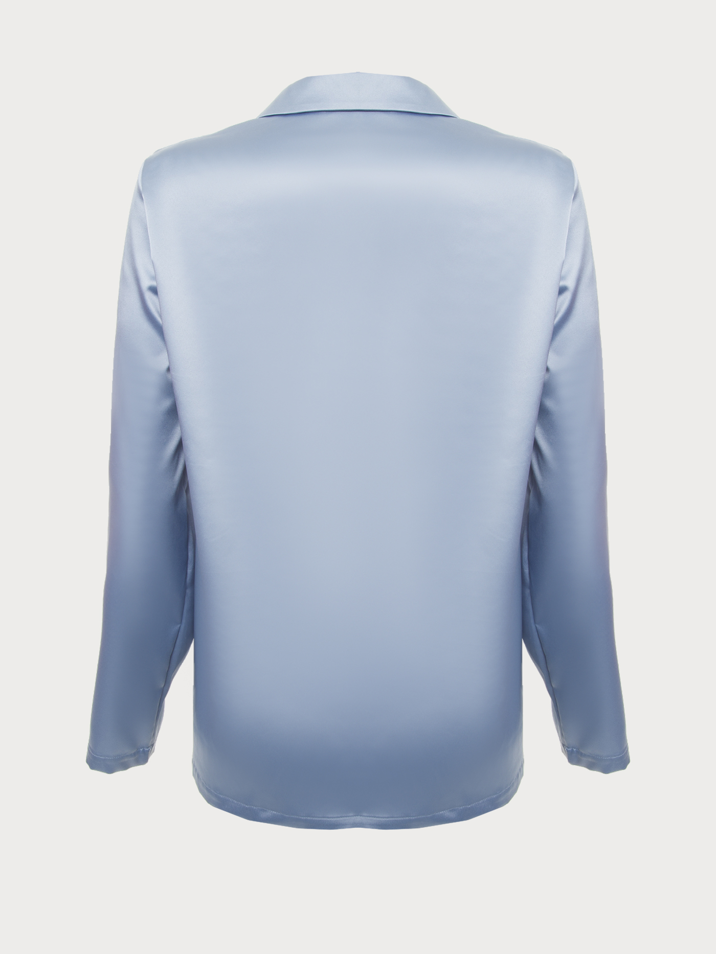 Пижамный топ Серо-голубой 2810F3832 | фото 4