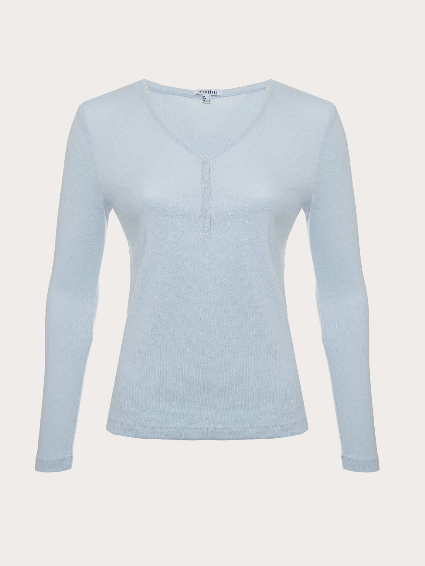 Лонгслив Голубой PRR-0106SL | фото 6