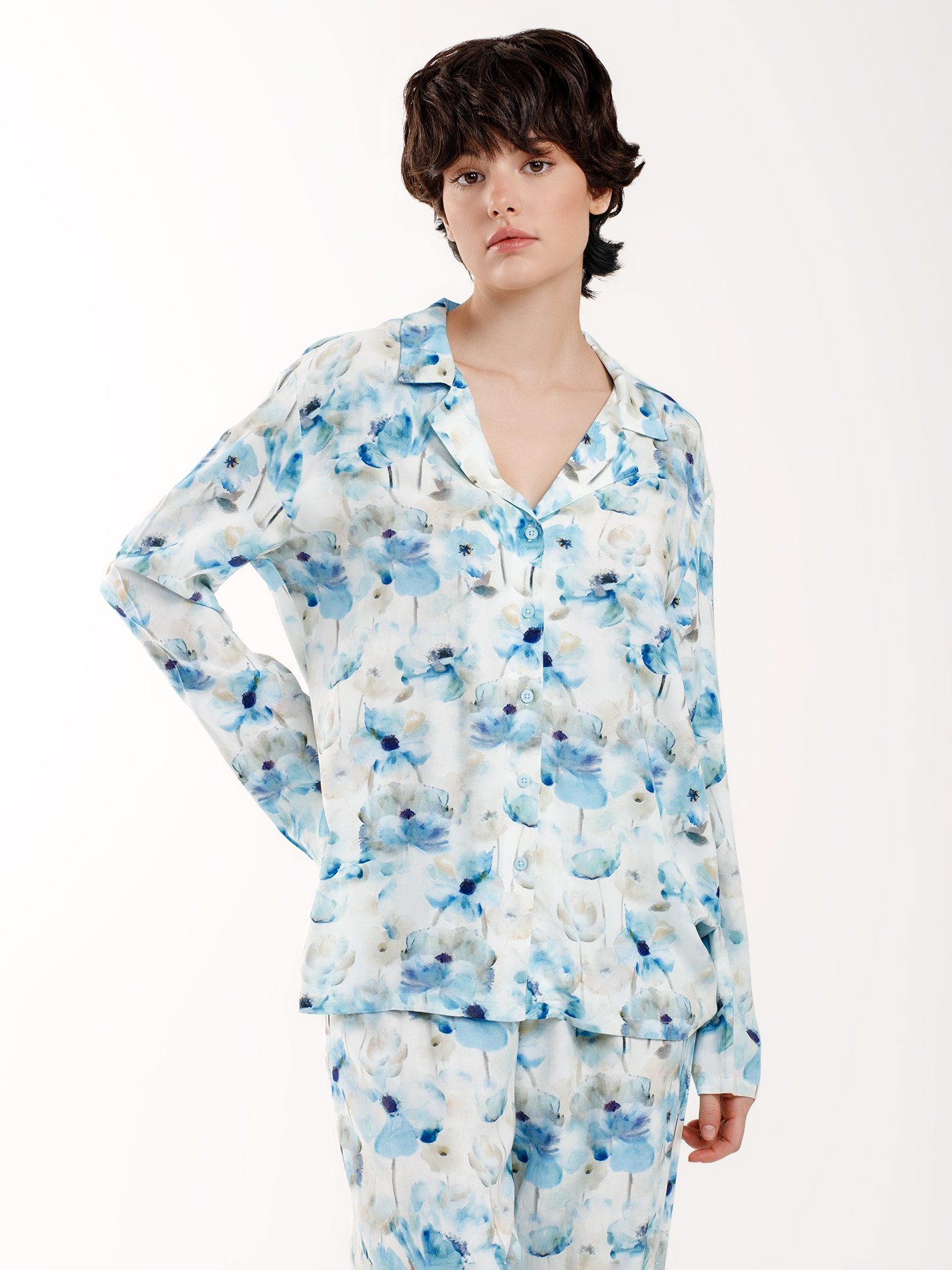 Рубашка Принт акварель PAR-03 | фото 2