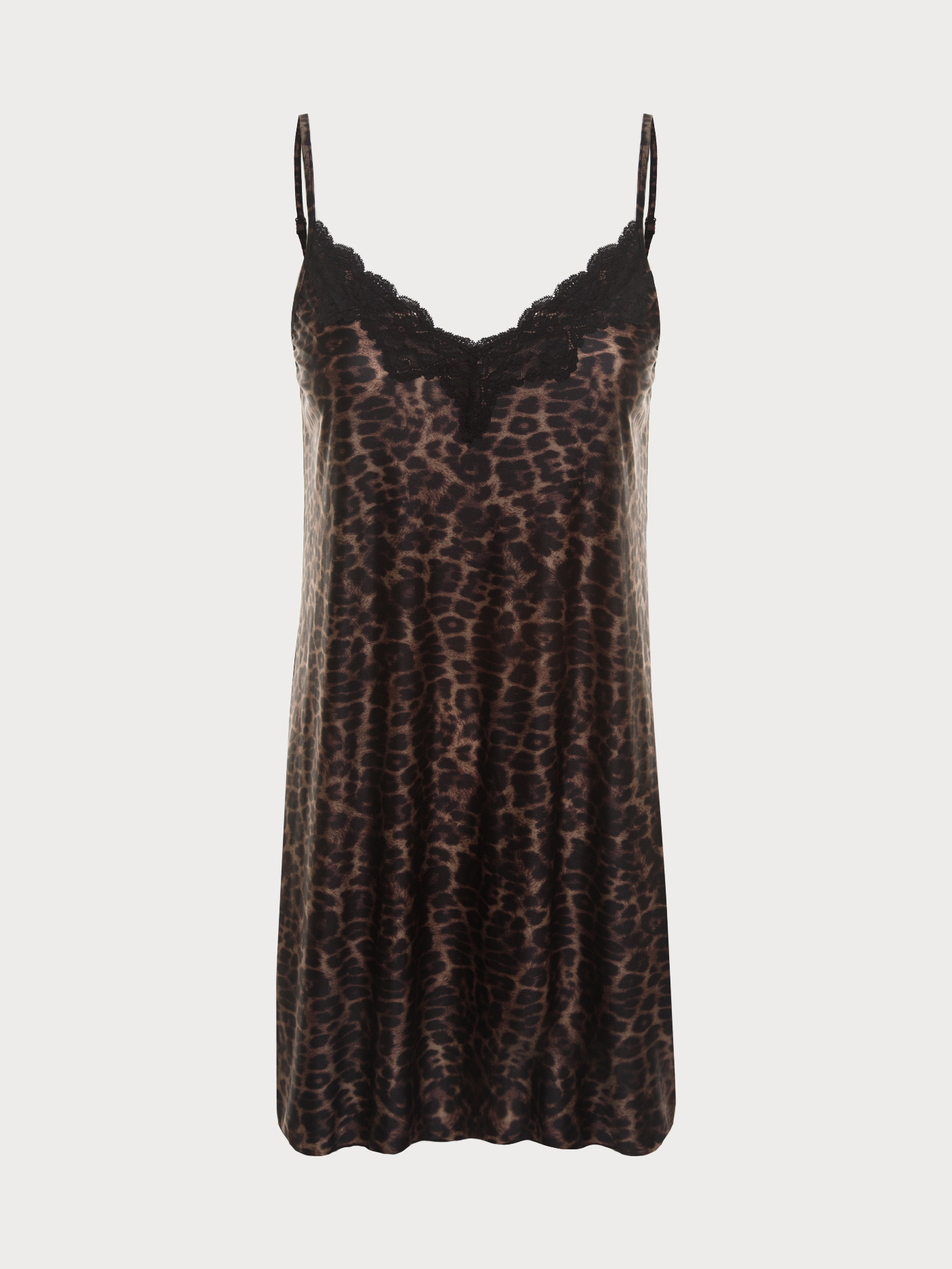 Сорочка на бретелях Принт леопард MNC-2502DR | фото 6