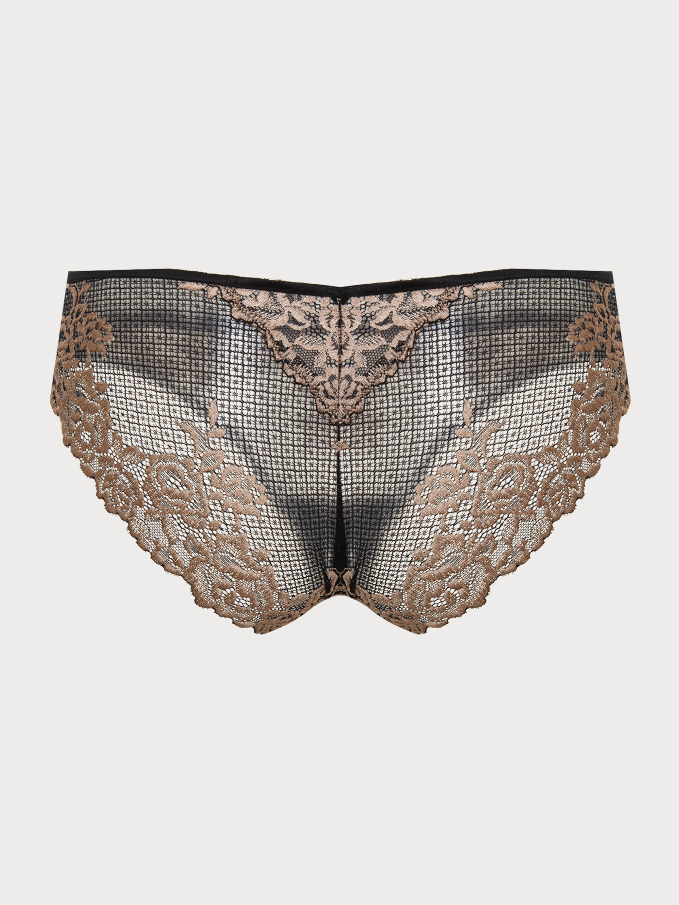 Трусы слип Черный/бежевый 2868F2201 | фото 5