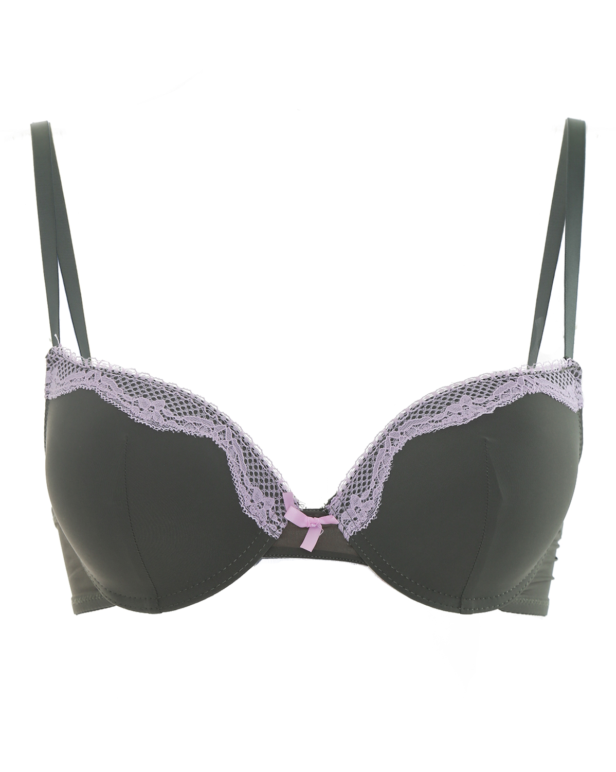 Бюстгальтер push-up Хаки с розовым RS1 | фото 4