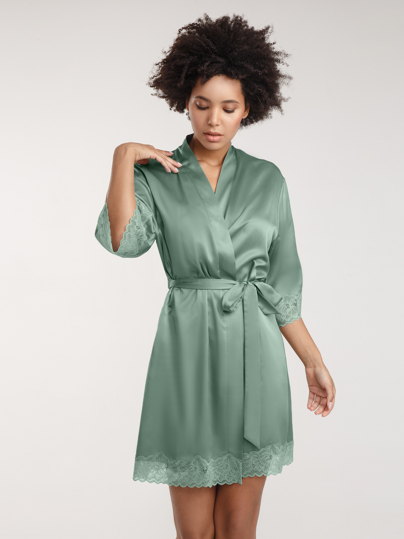 Халат Оливковый СH-4-2021 | фото 1