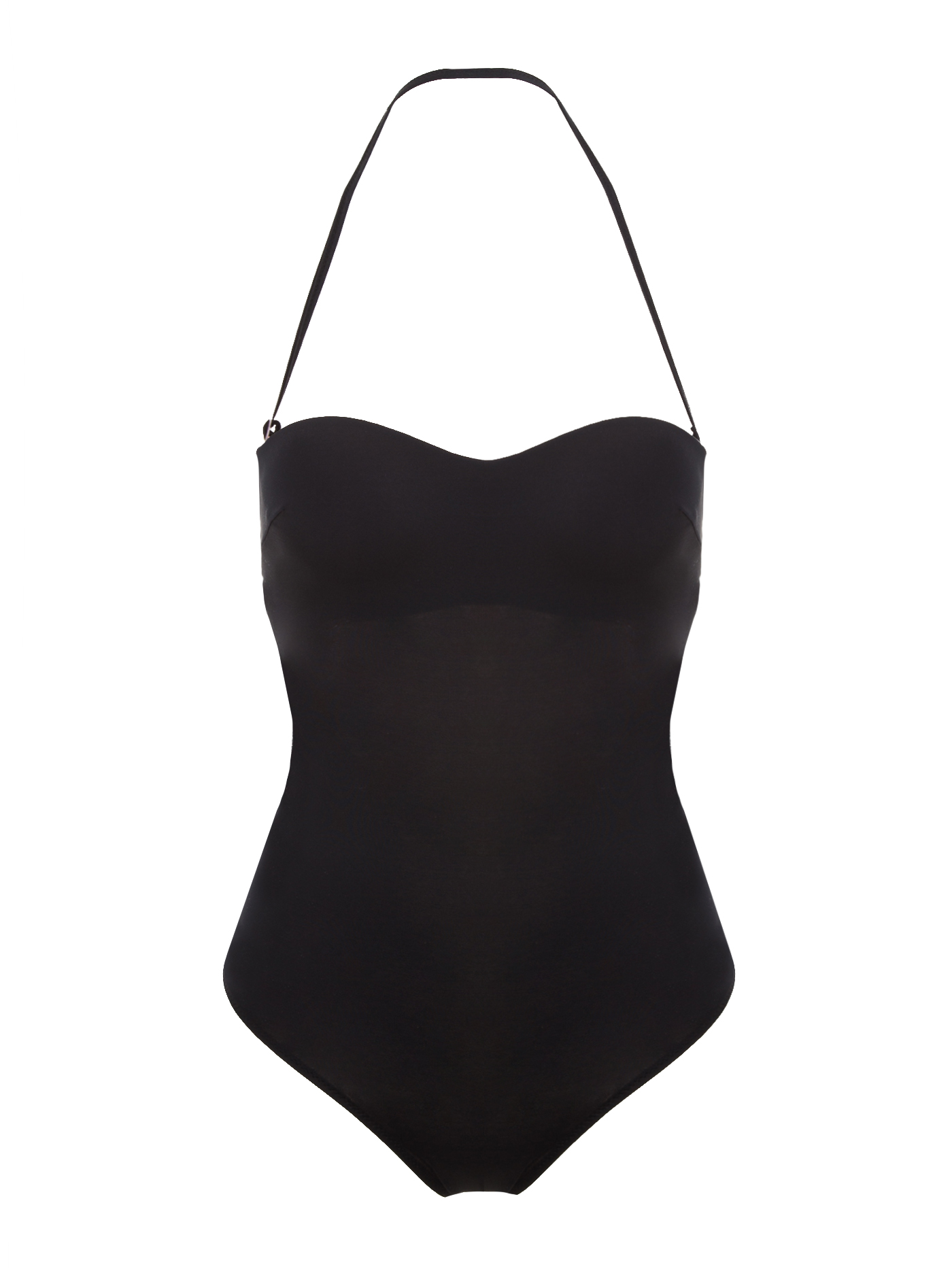 Купальник слитный бандо Черный 2743S4731_U | фото 2