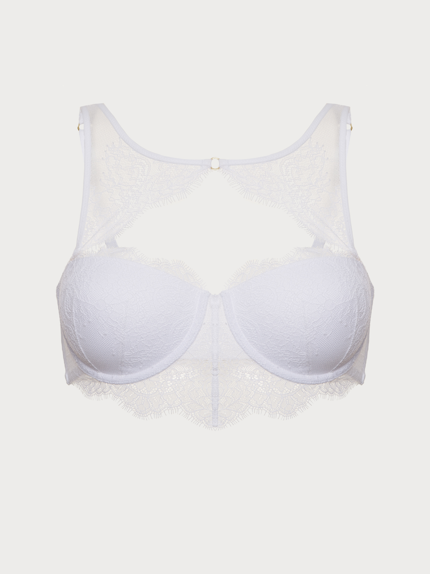 Бюстгальтер балконет t-shirt Белый MGN1205PBL | фото 6