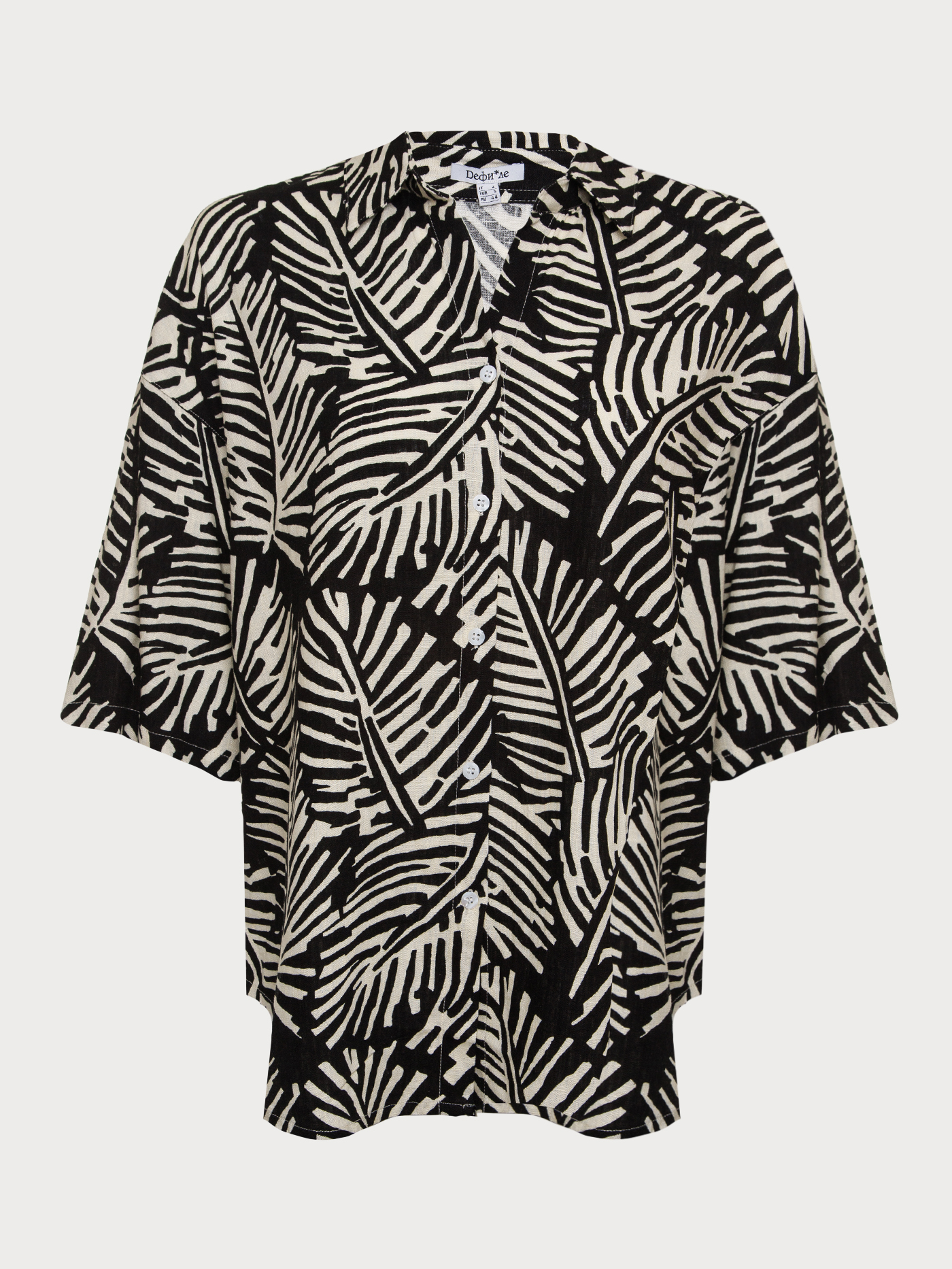 Рубашка Принт пальмы WTS-2 | фото 5