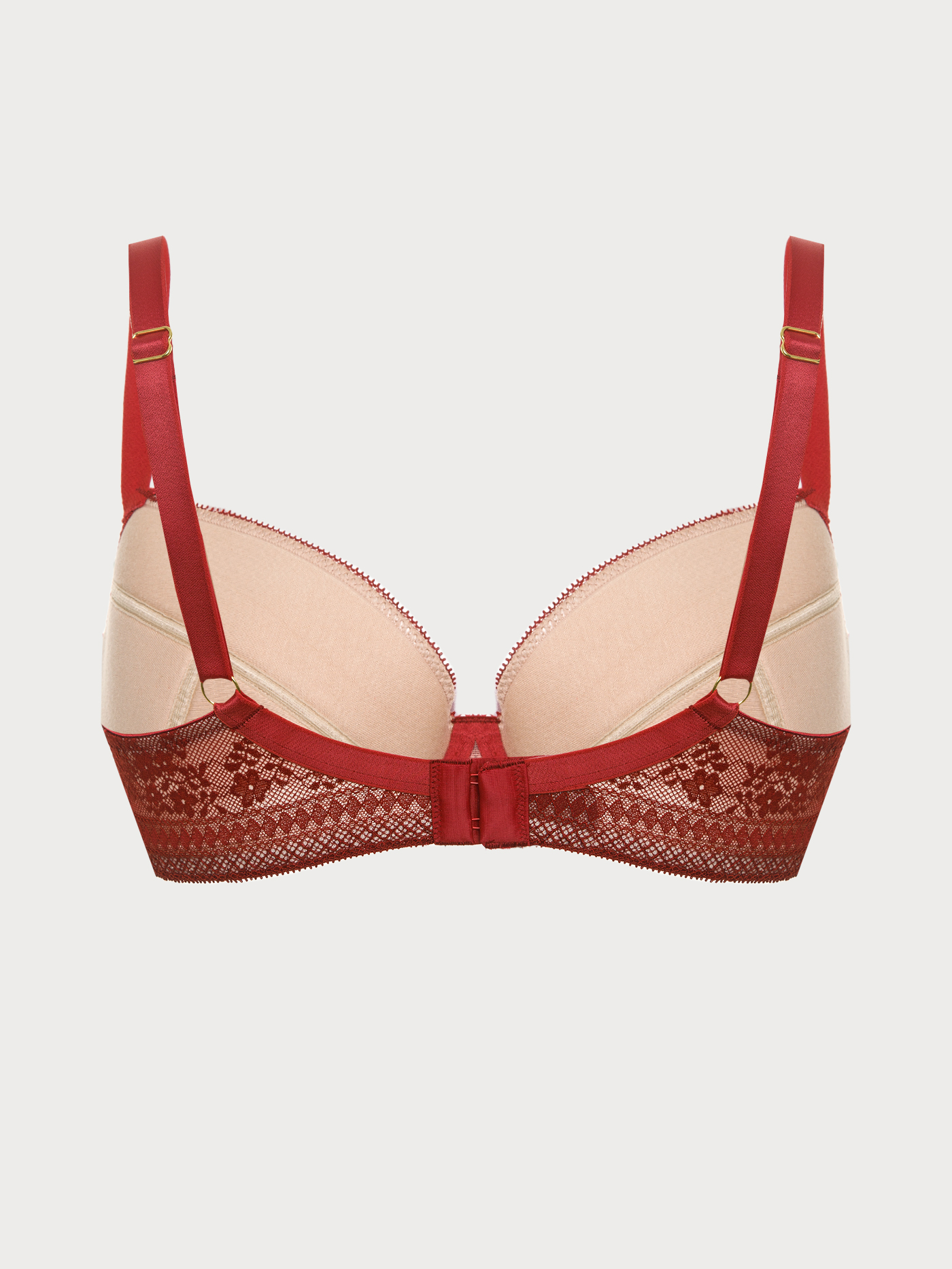 Бюстгальтер t-shirt Бордовый 3018F1475L | фото 3