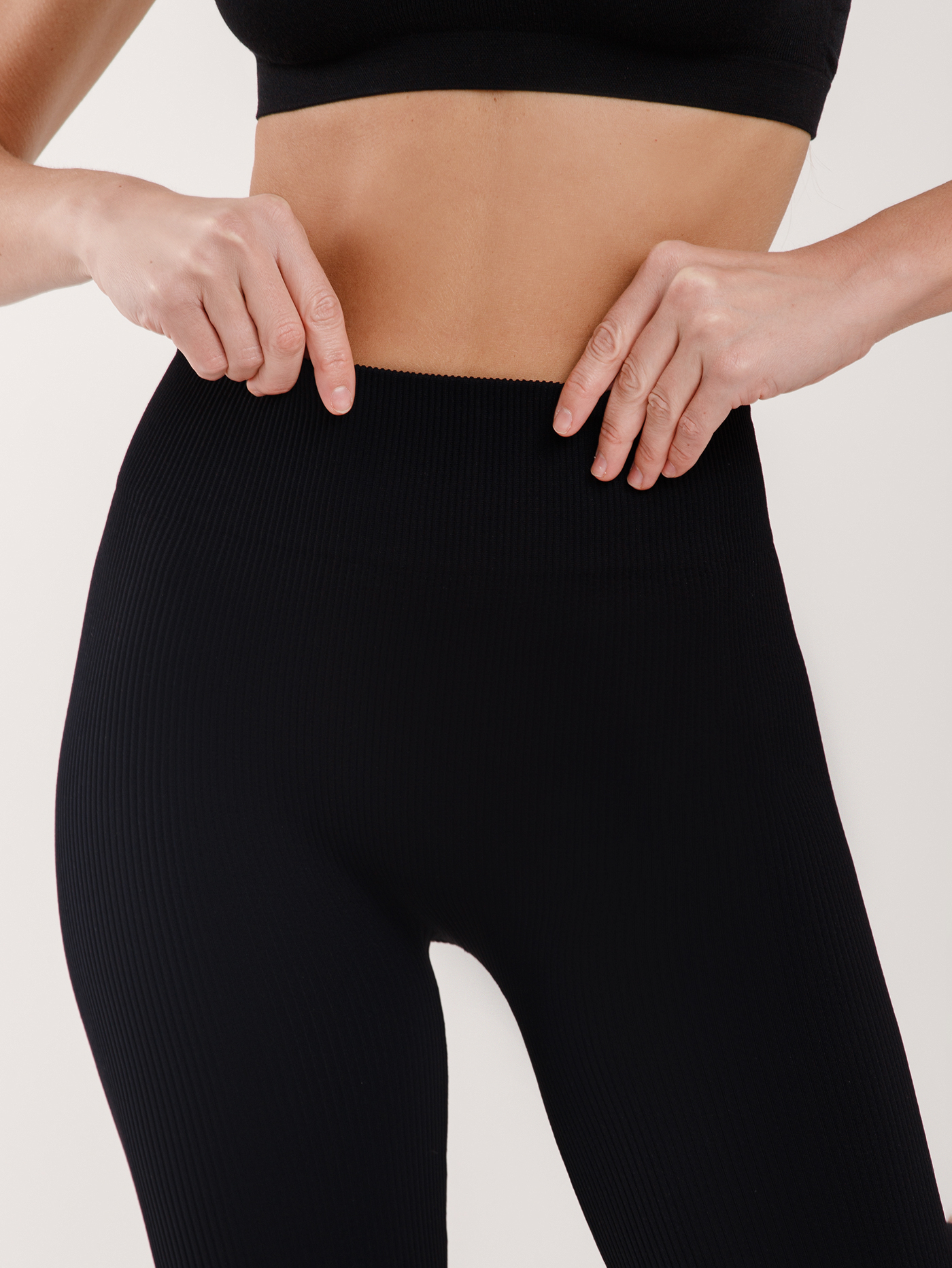 Легинсы Черный FL8101 | фото 5