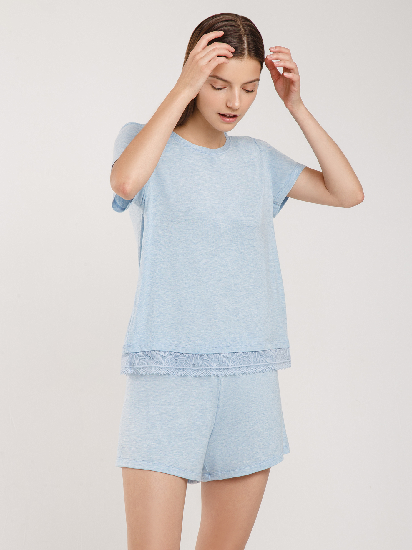 Футболка Голубой 2855F3424 | фото 1