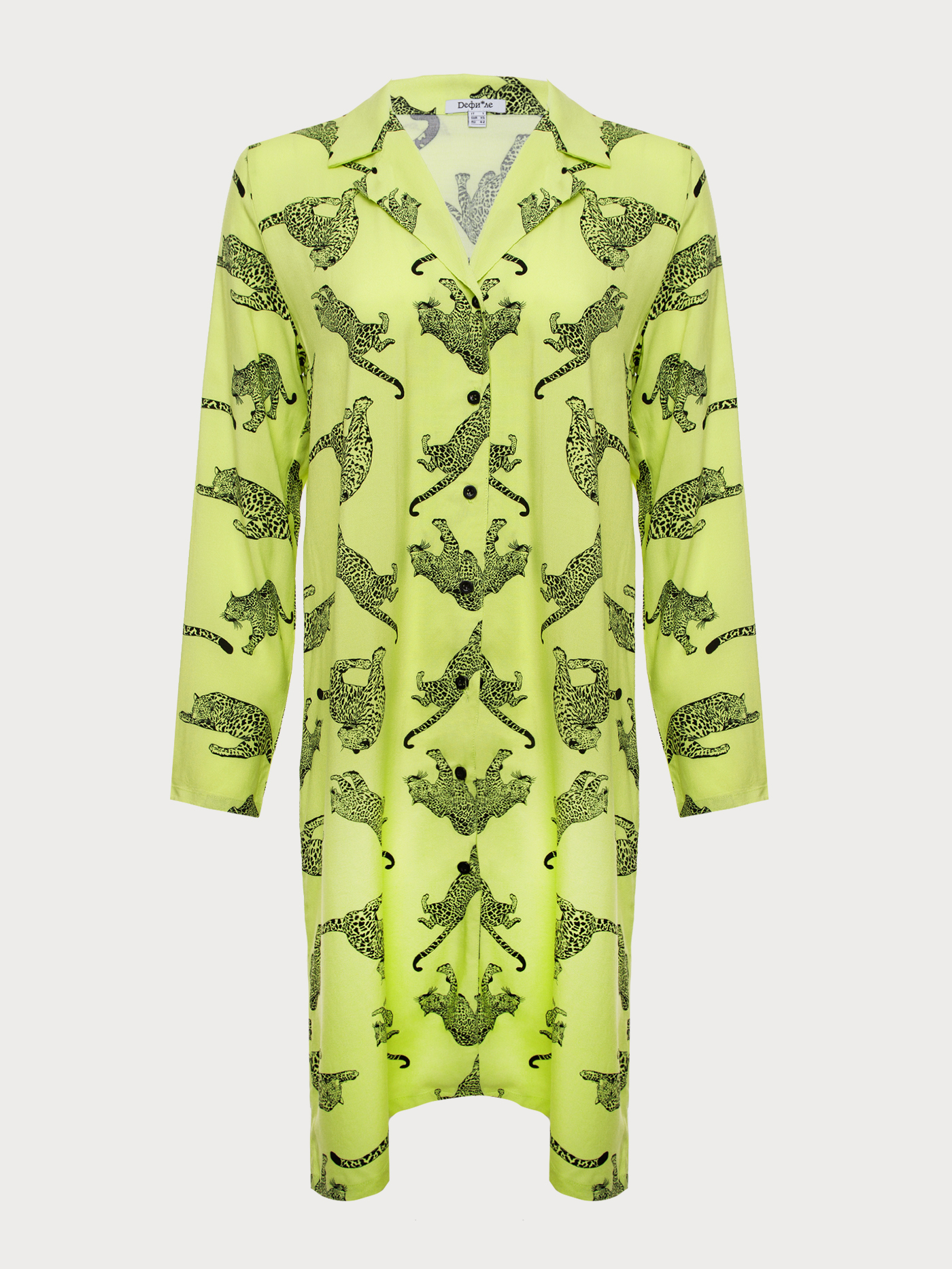 Платье Неоновый желтый PAR-05 | фото 4