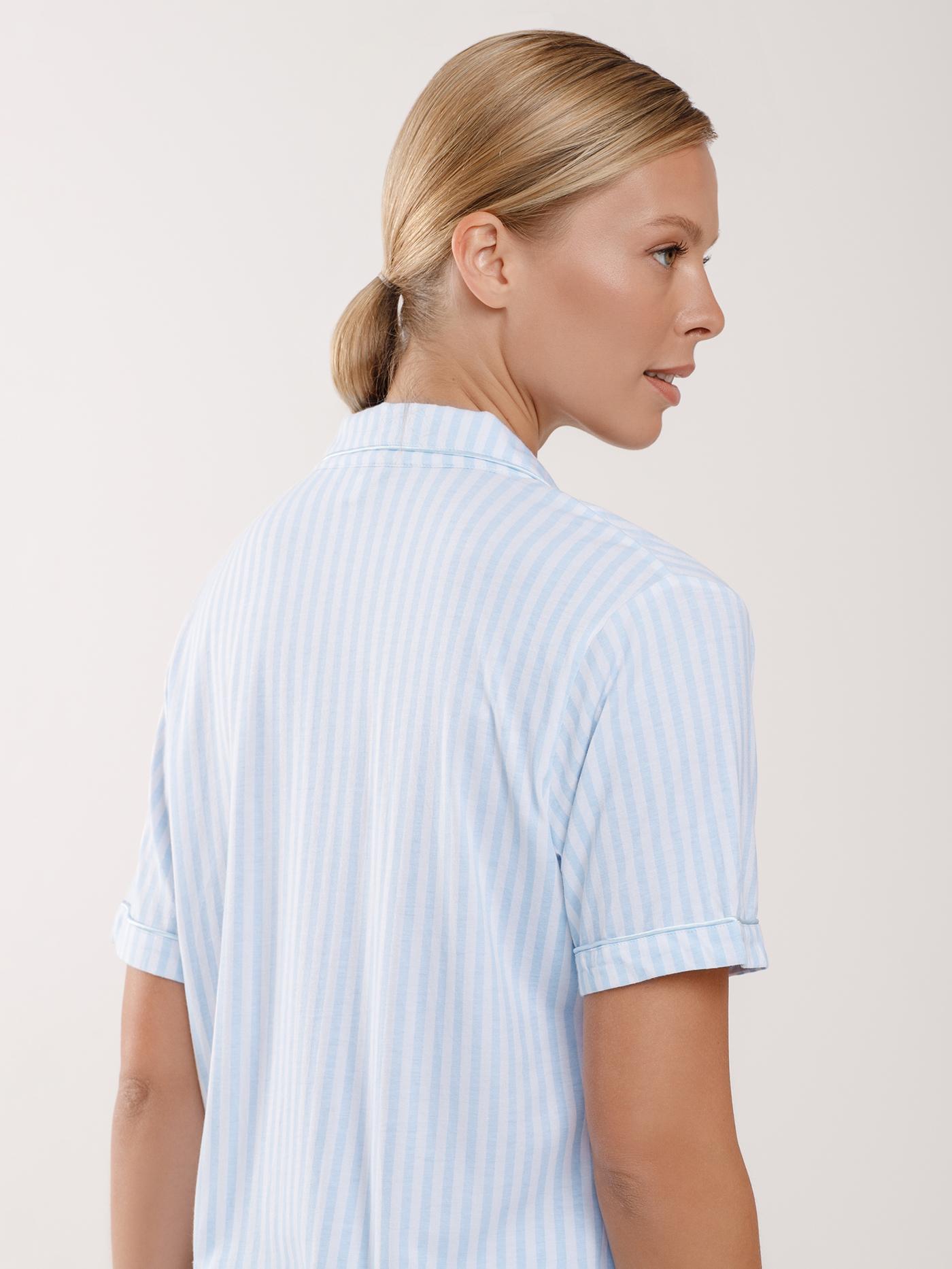 Рубашка Принт полоска ALC-1512SSL | фото 4