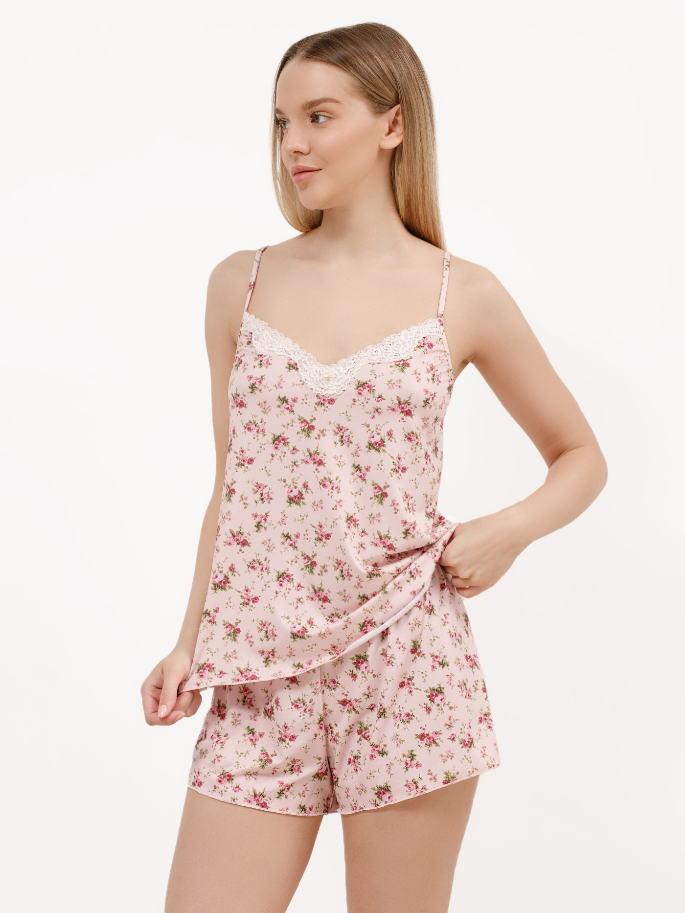 Майка Принт цветы 3042F3105 | фото 1