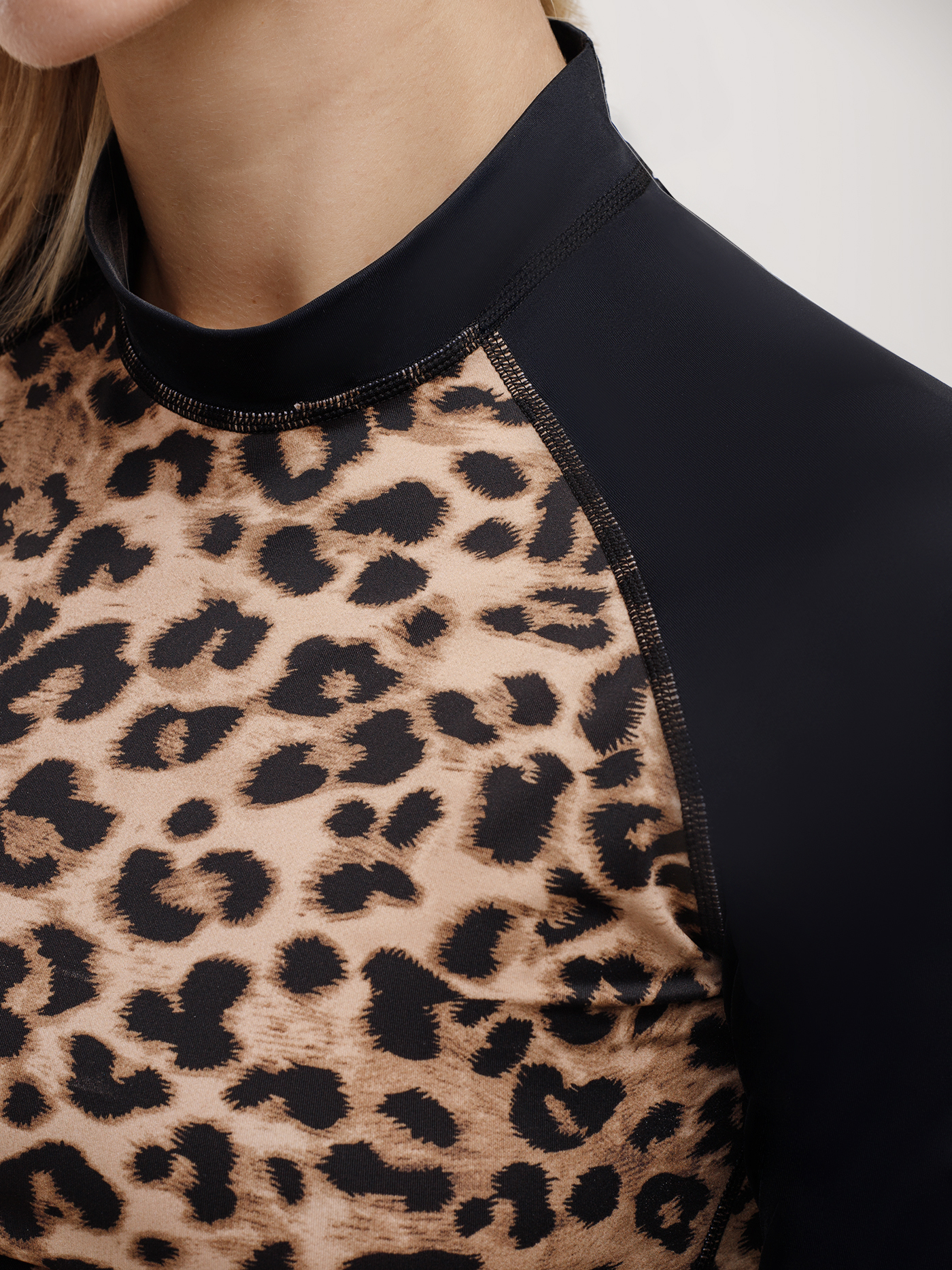 Купальный лонгслив Принт леопард 2932LSL_2K | фото 4