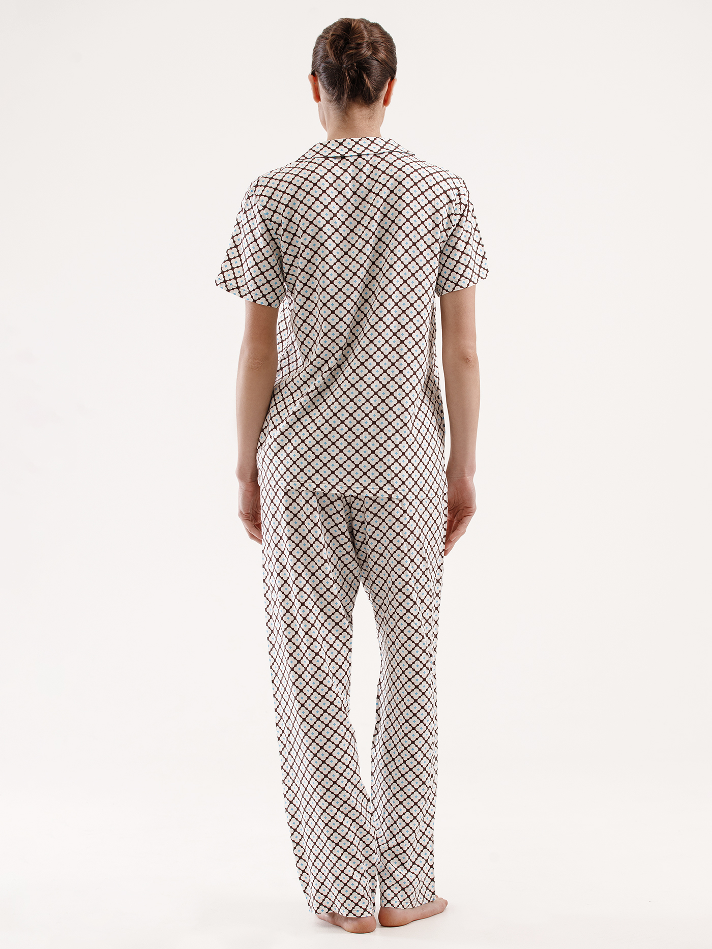 Брюки Принт геометрия PAR-01 | фото 3