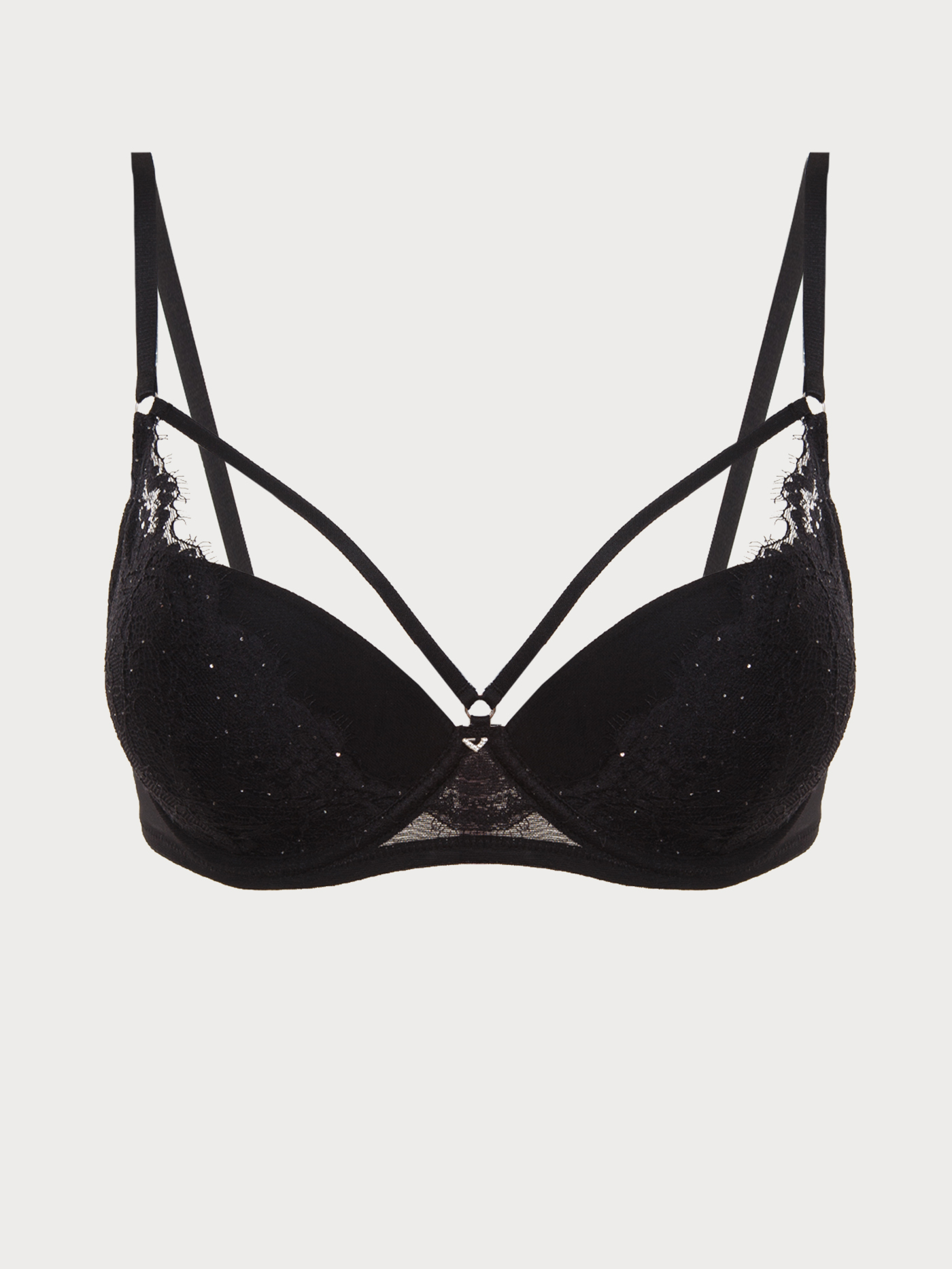 Бюстгальтер push-up Черный FRL-3 | фото 6