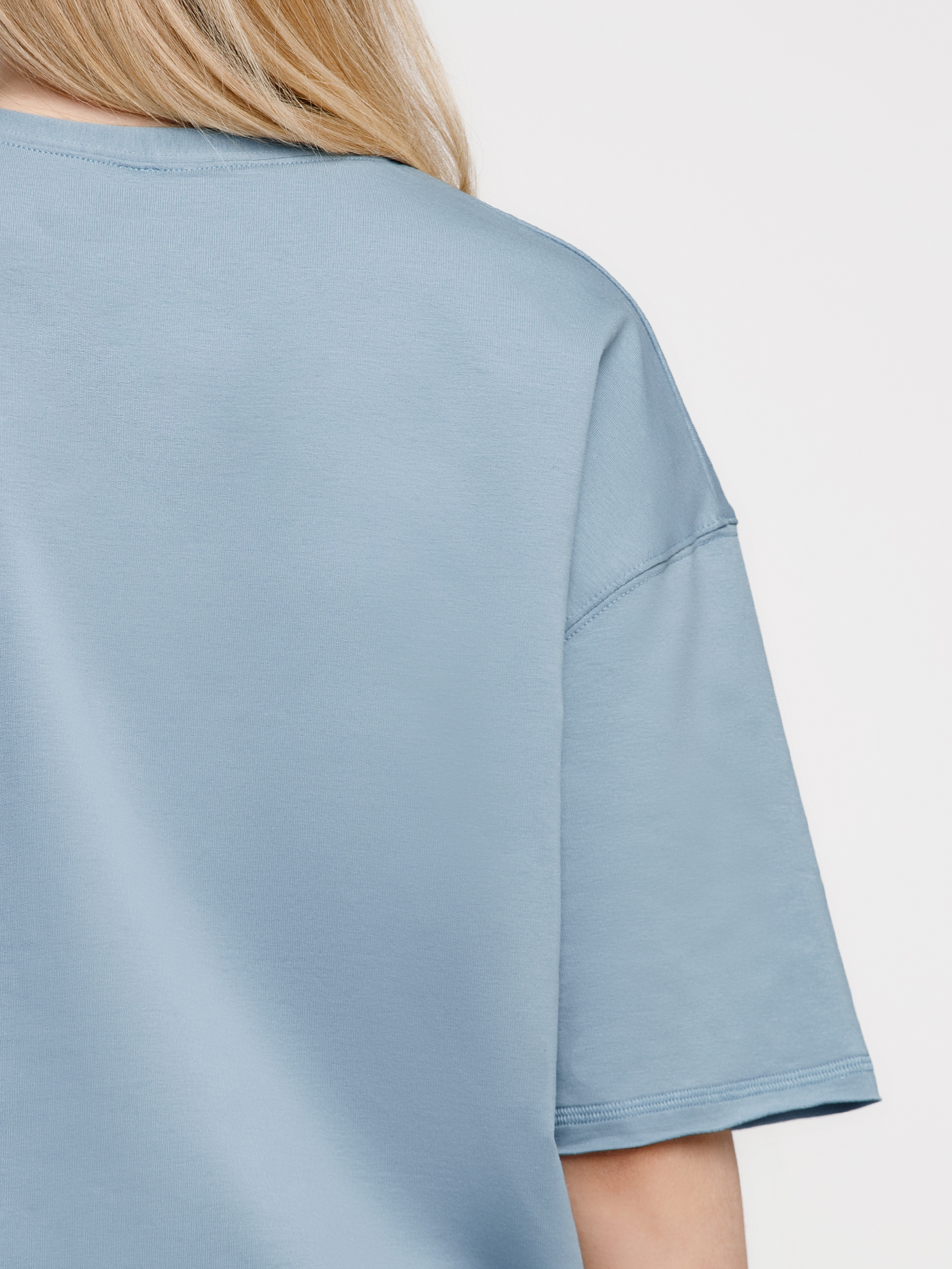 Футболка Серо-голубой 2995F3424 | фото 4