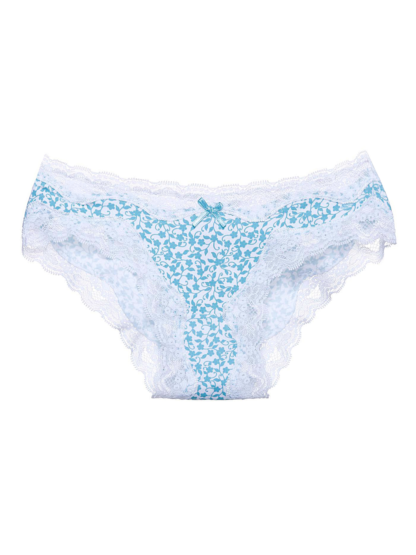 Трусы слип Принт ментоловый D001-1 | фото 3