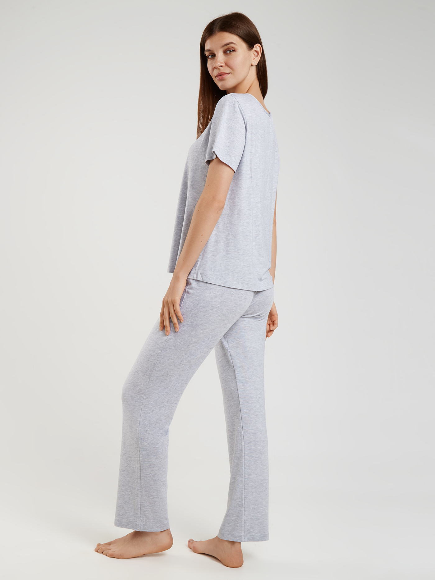 Брюки Светло-серый 2702F5004 | фото 2