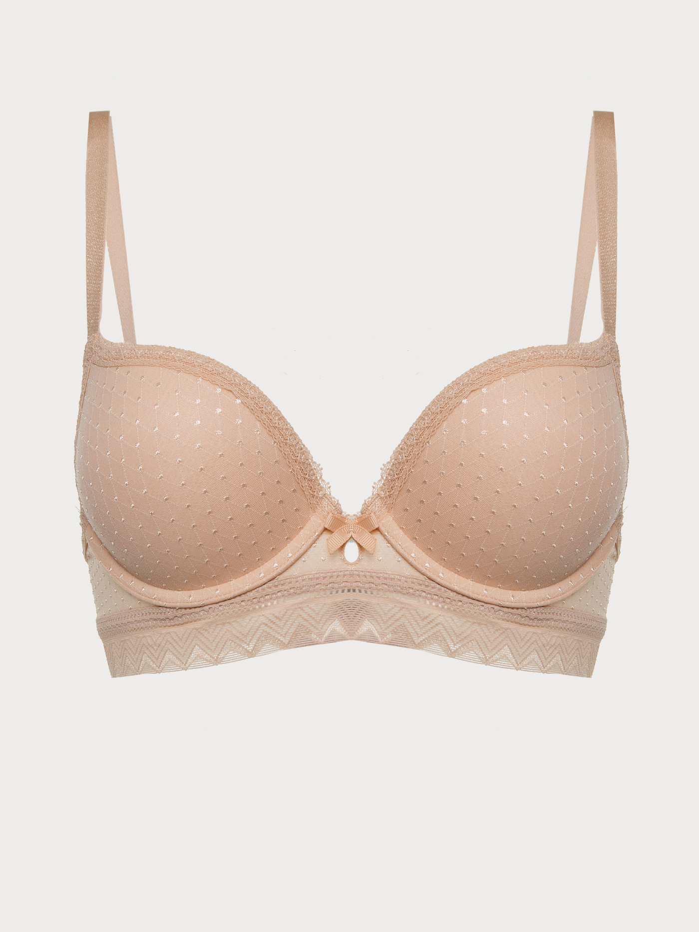 Бюстгальтер push-up Бежевый BU3325PU-1 | фото 4