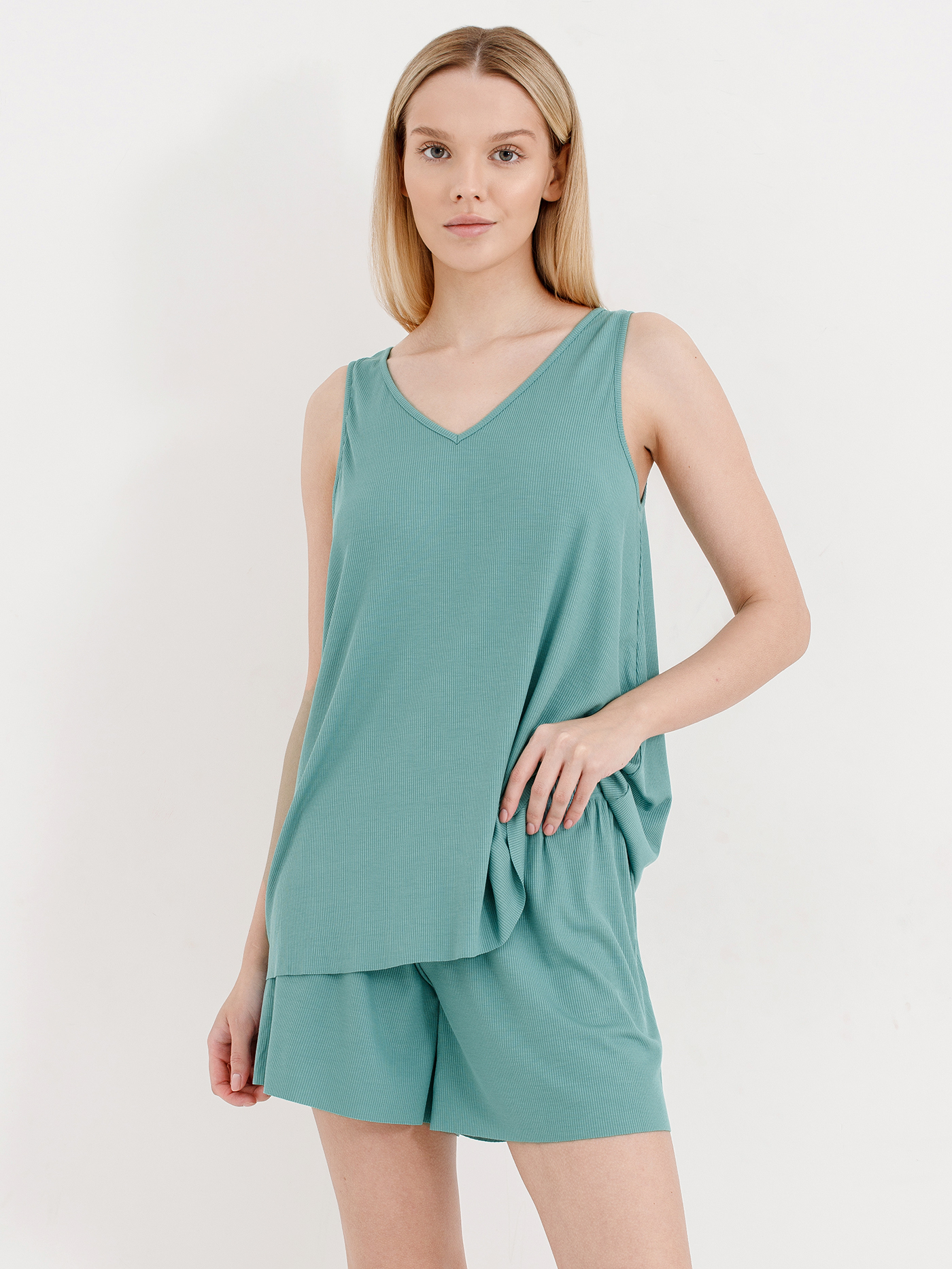 Шорты Зеленый 3001F5101 | фото 2