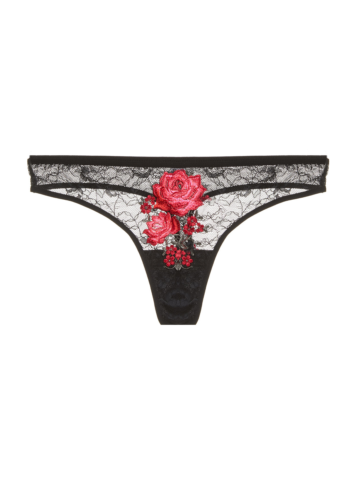 Трусы стринг Принт розы TAN-12527 | фото 5