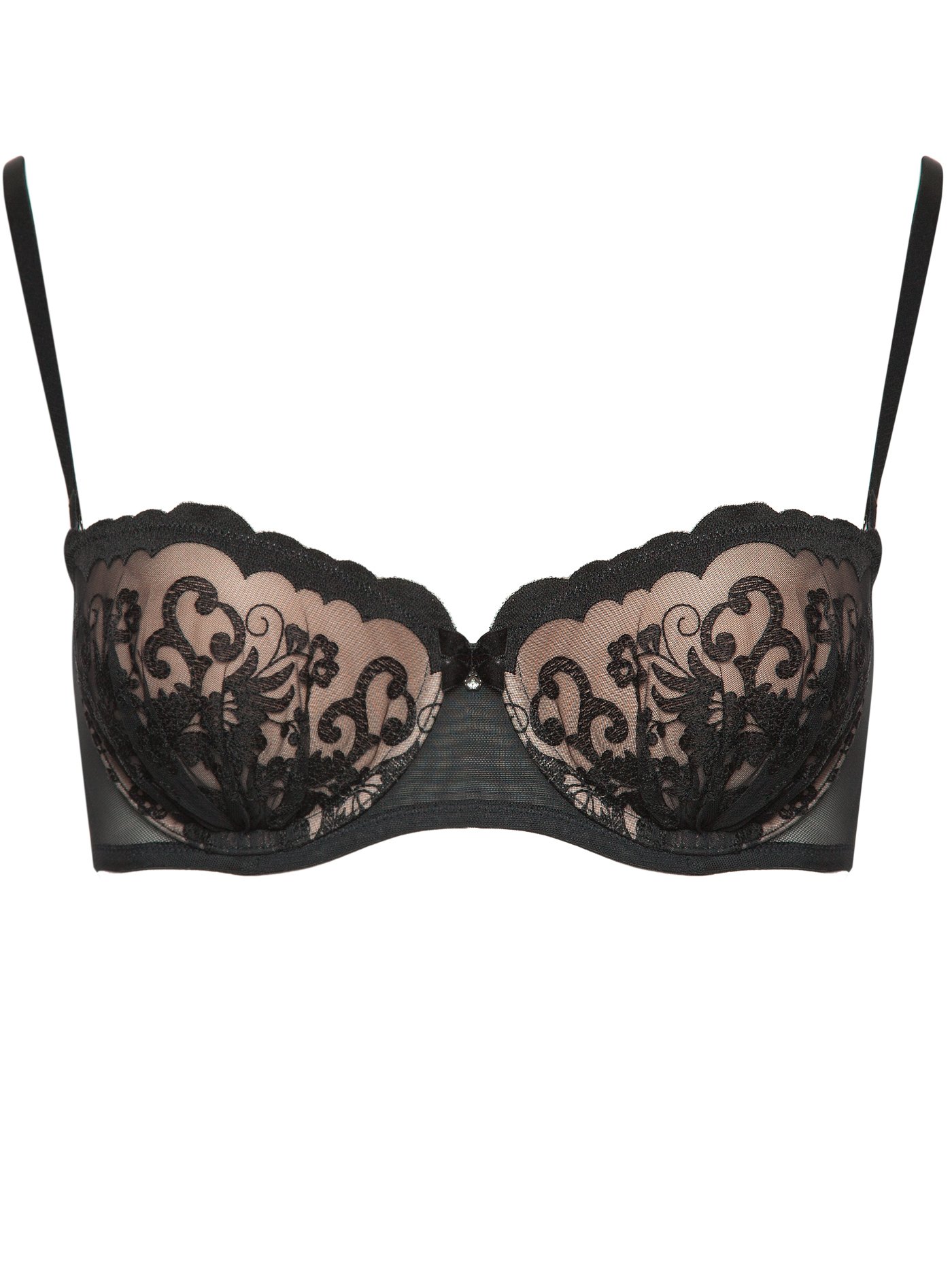 Бюстгальтер балконет t-shirt Черный DE3689PB | фото 2