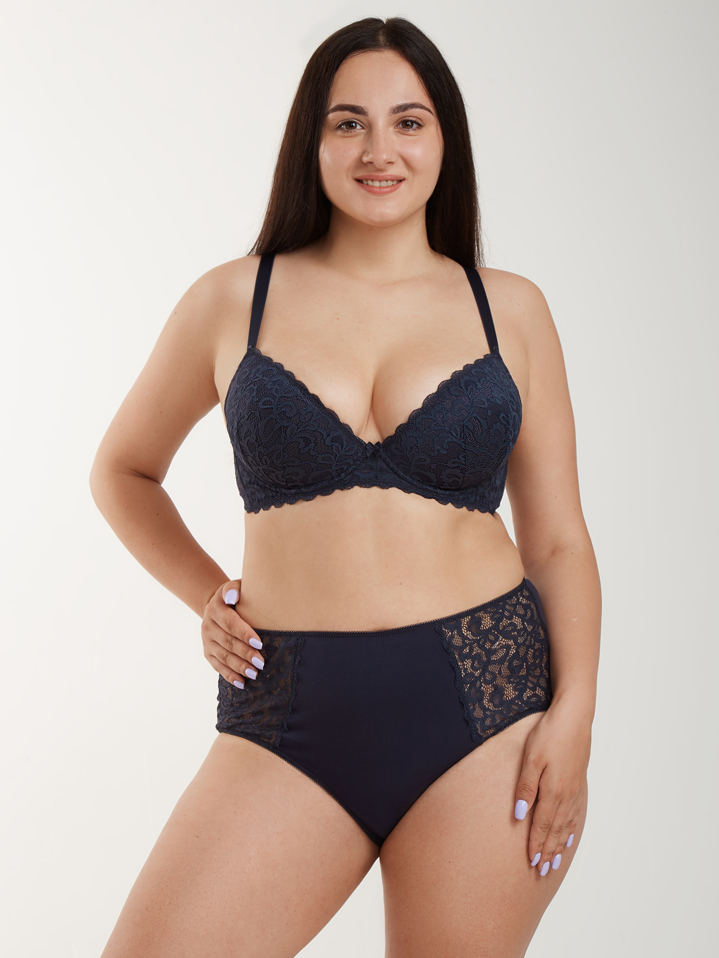 Трусы слип Темно-синий 2559F2202_1 | фото 3