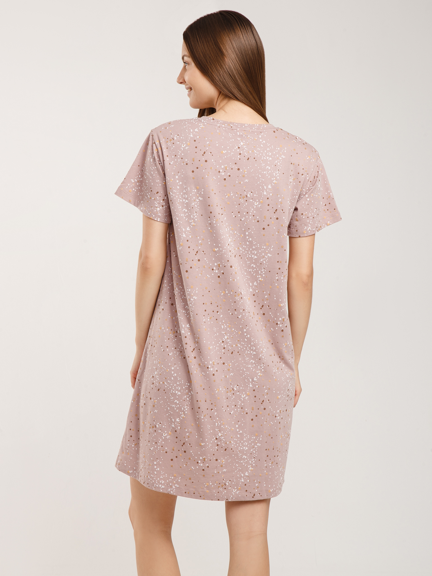 Платье Принт розовый HH-4 | фото 4