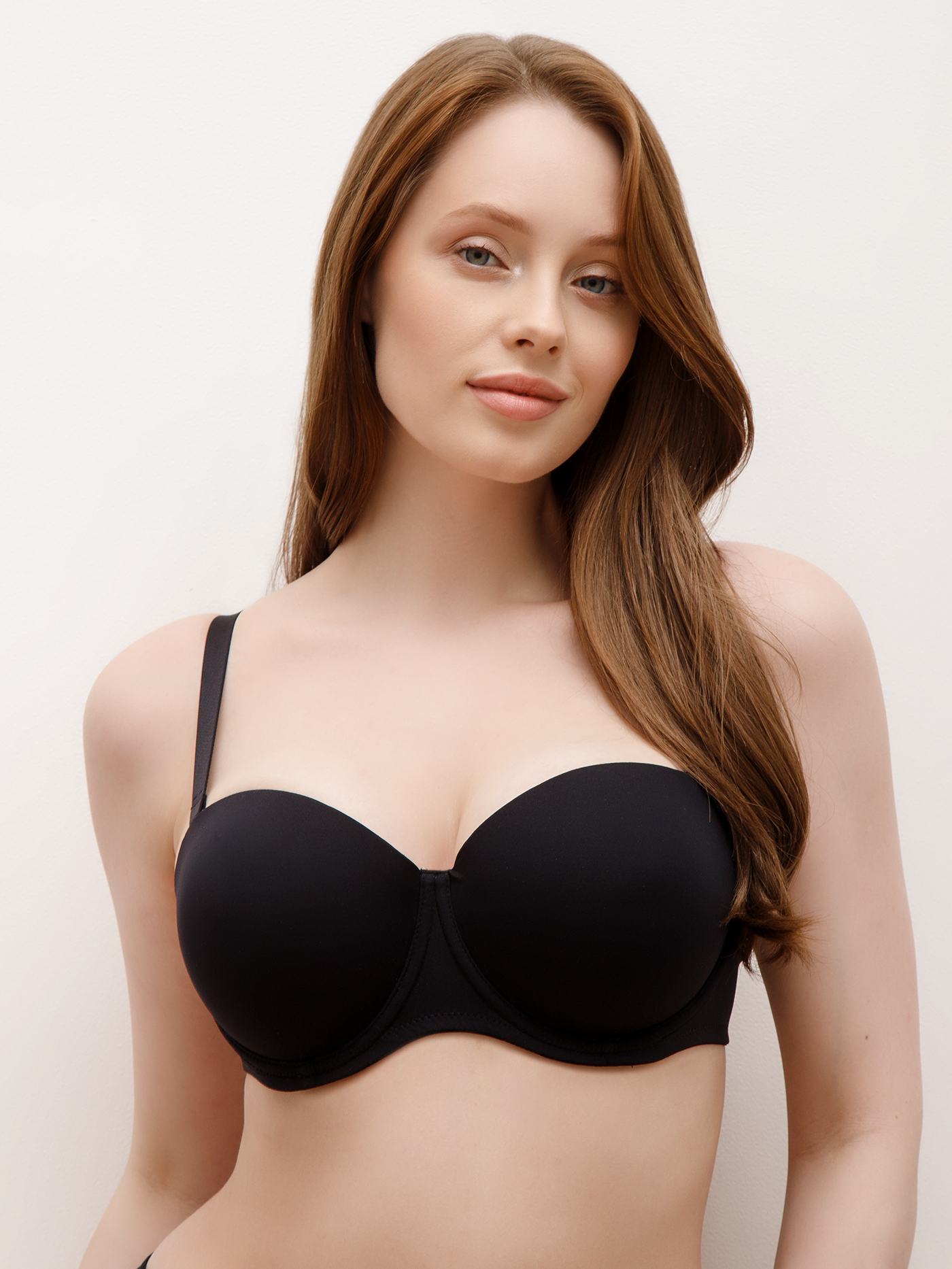 Бюстгальтер балконет push-up Черный 2613F1247L | фото 1