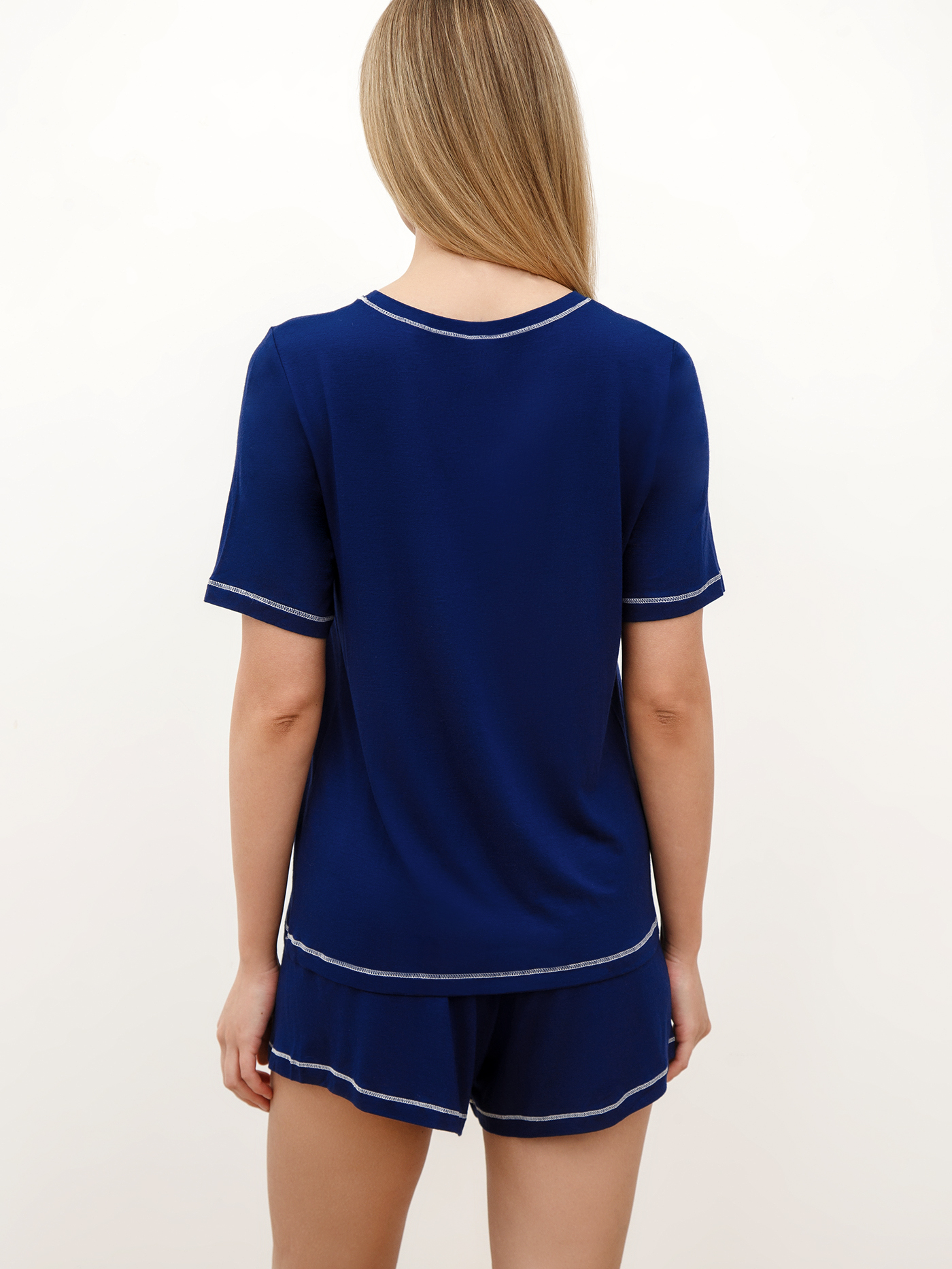 Футболка Синий 2991F3424 | фото 3