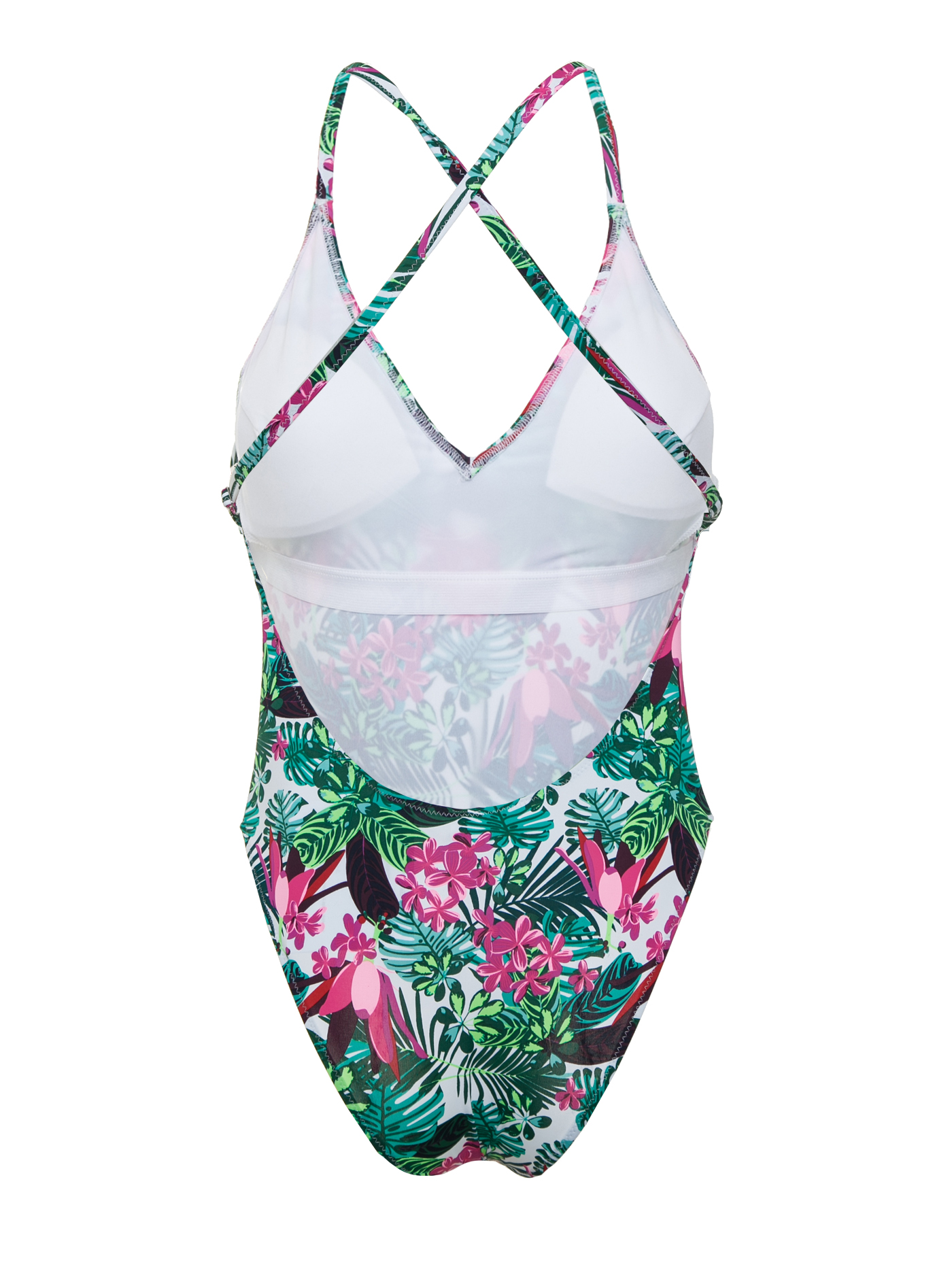 Купальник слитный с мягкой чашкой принт тропики 2665S4715_U | фото 4