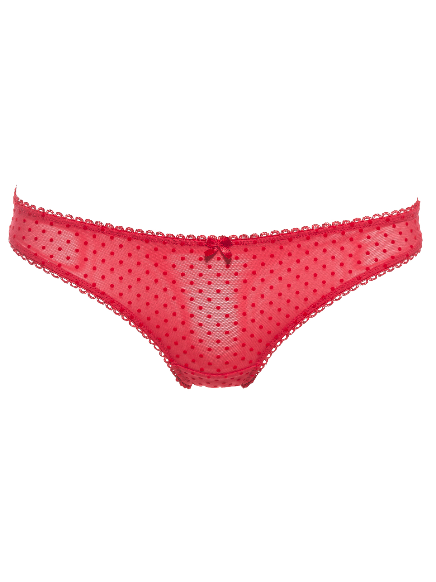 Трусы стринг Насыщенный красный TAN-12210 | фото 3
