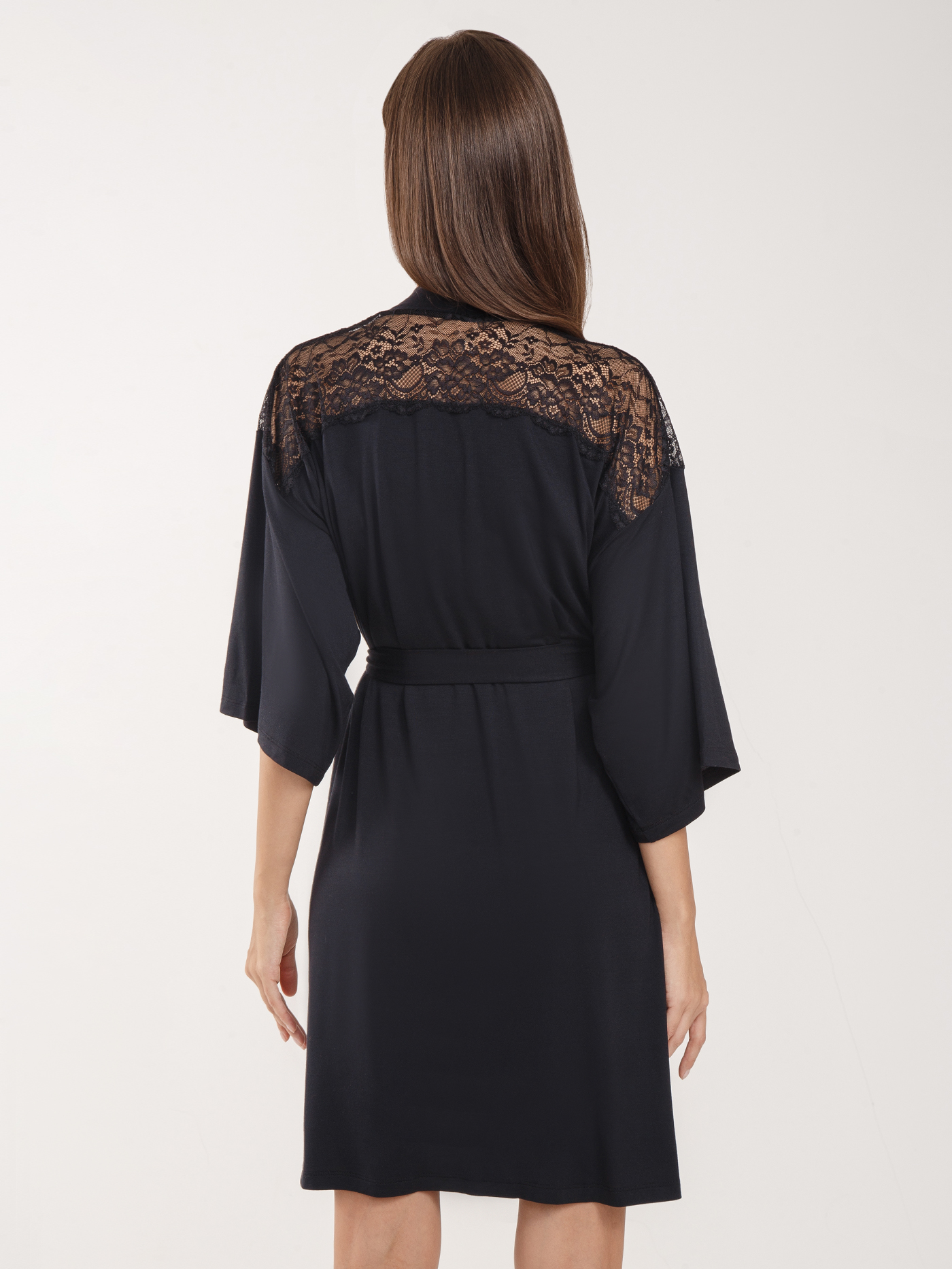 Халат Черный 2862F3504 | фото 3