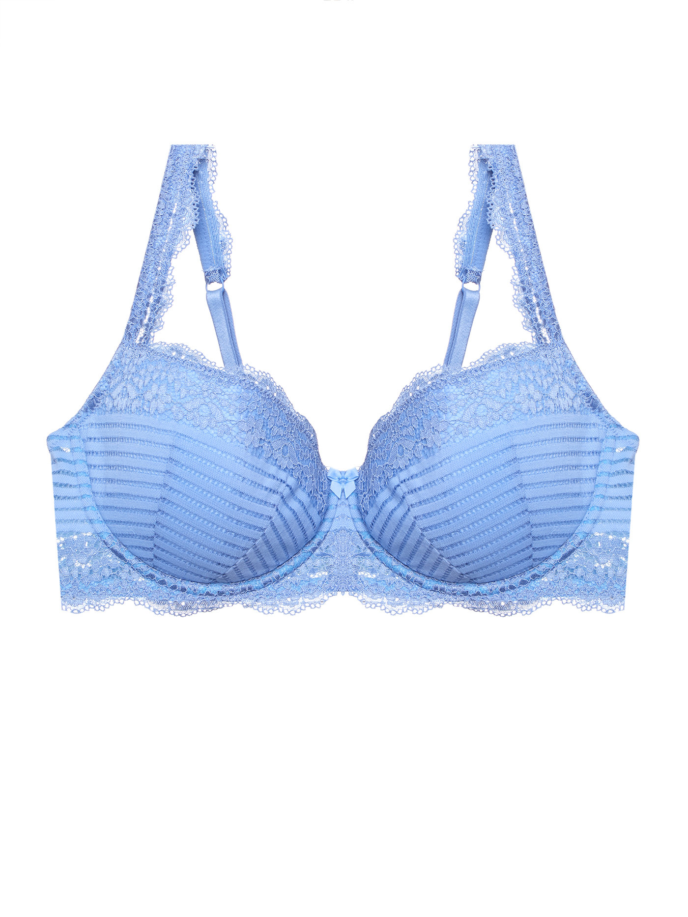Бюстгальтер балконет t-shirt Голубой 2565F1201L | фото 3