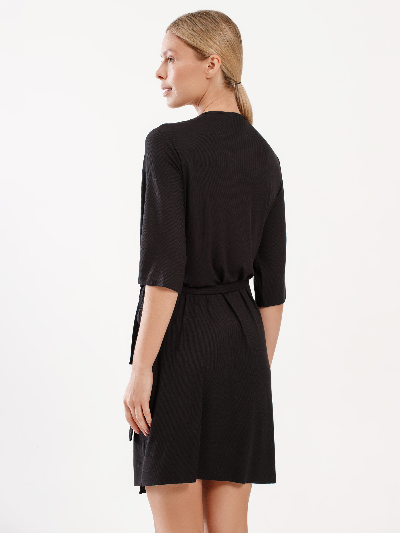 Халат Черный 3001F3501 | фото 3