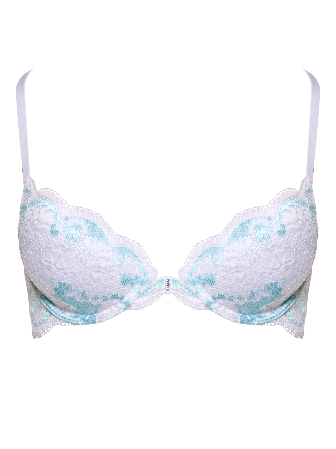 Бюстгальтер t-shirt Белый с ментоловым MOU-12002 | фото 3