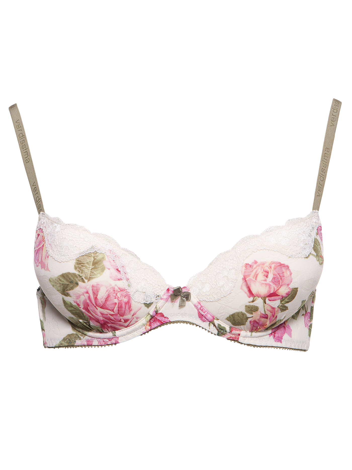 Бюстгальтер push-up Бежевый принт JS25 | фото 3