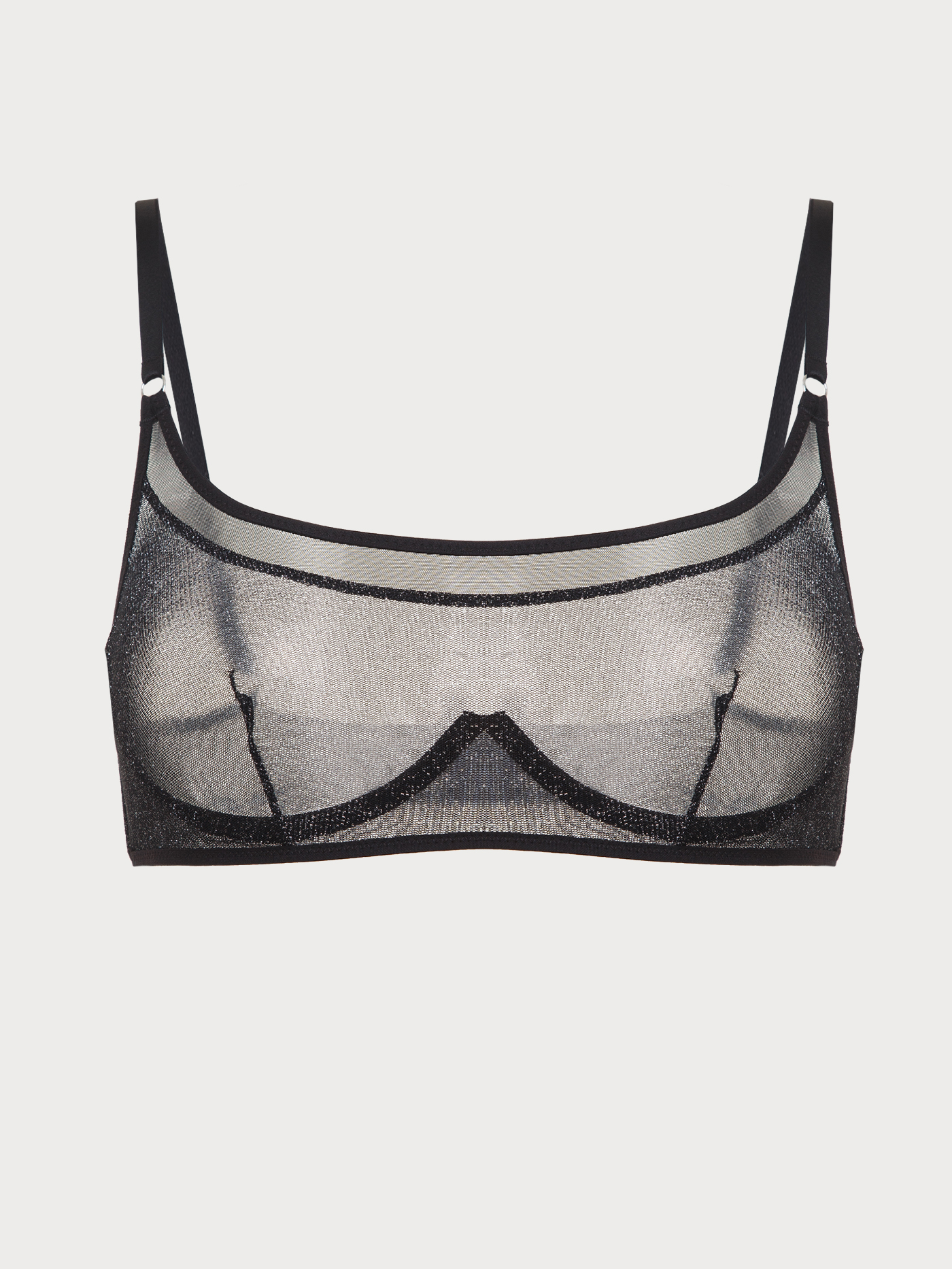 Бюстгальтер мягкий топ Черный 2951F1334 | фото 6