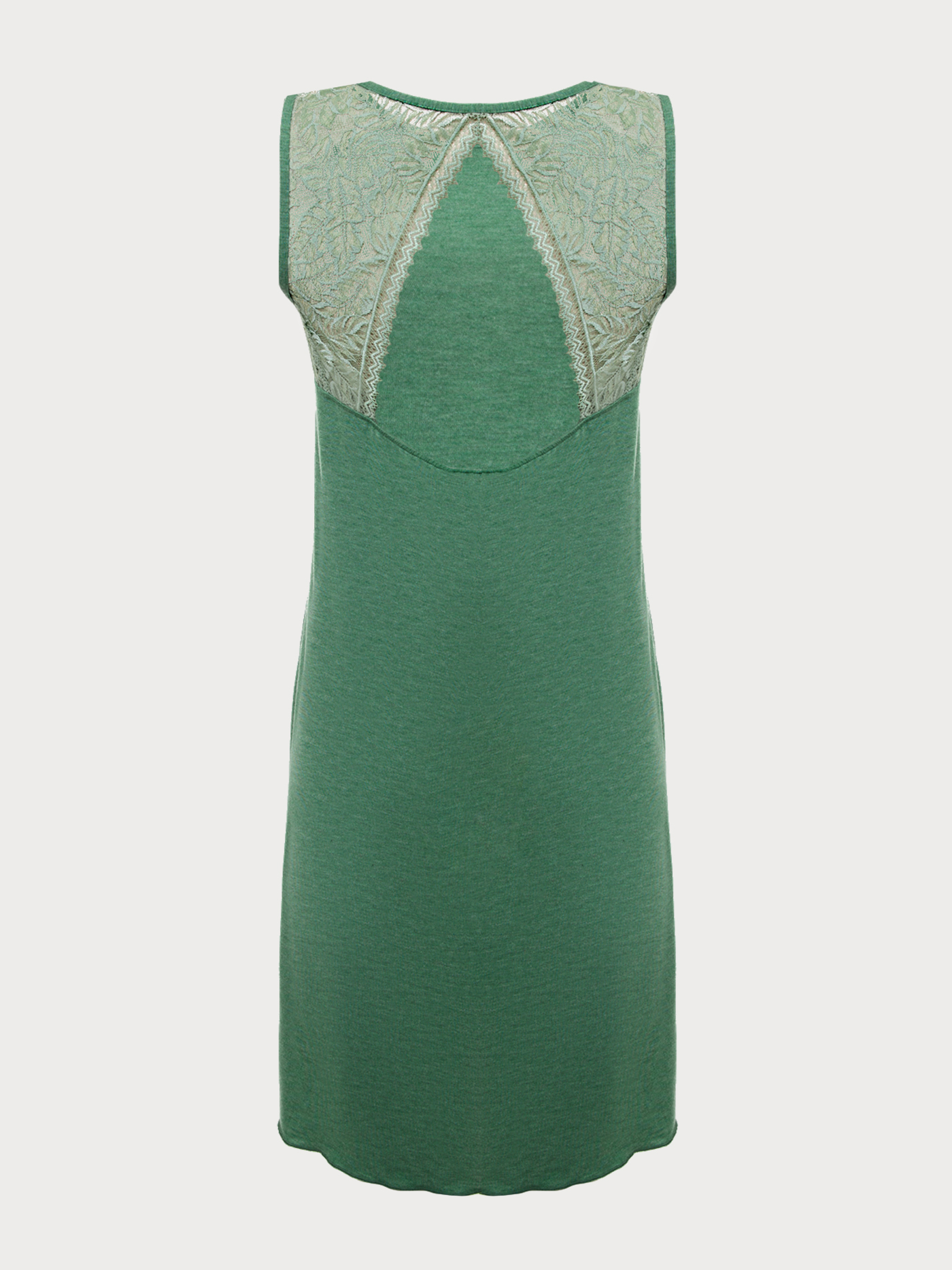 Сорочка на бретелях Оливковый 2855F3232L | фото 4