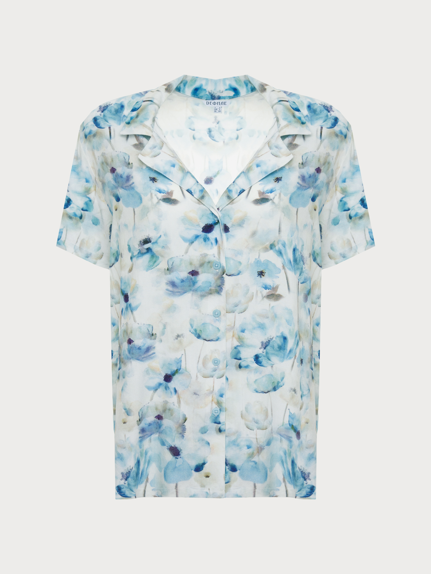 Пижамный топ Принт акварель PAR-04 | фото 7