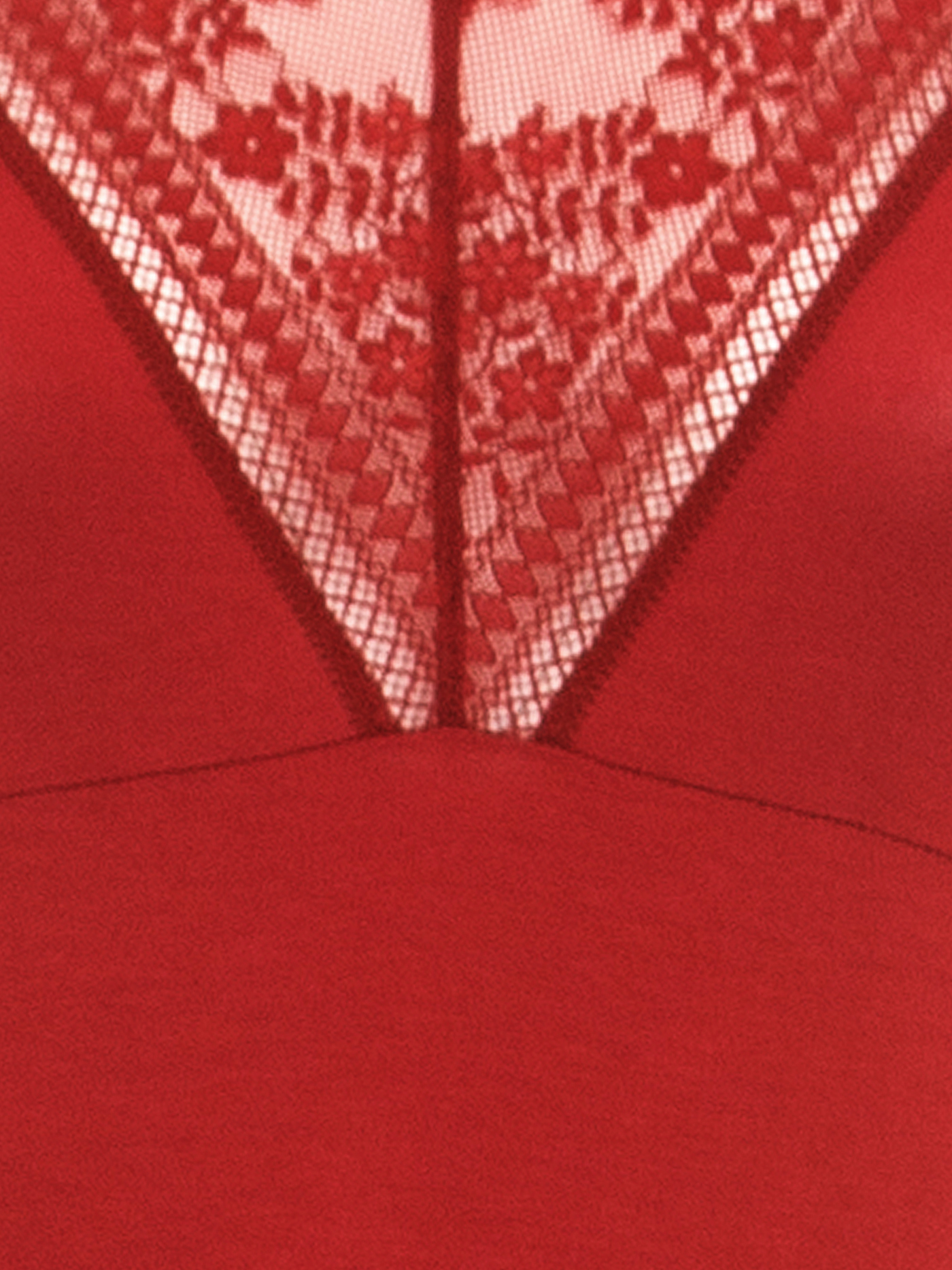 Сорочка на бретелях Бордовый 3017F3222 | фото 6