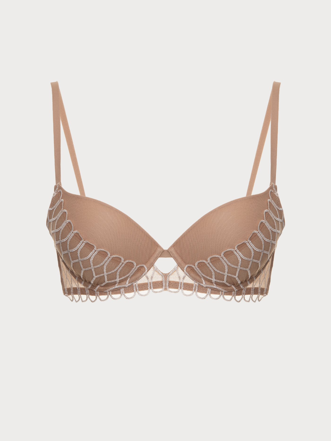 Бюстгальтер push-up Бежевый ATN0808PB | фото 5