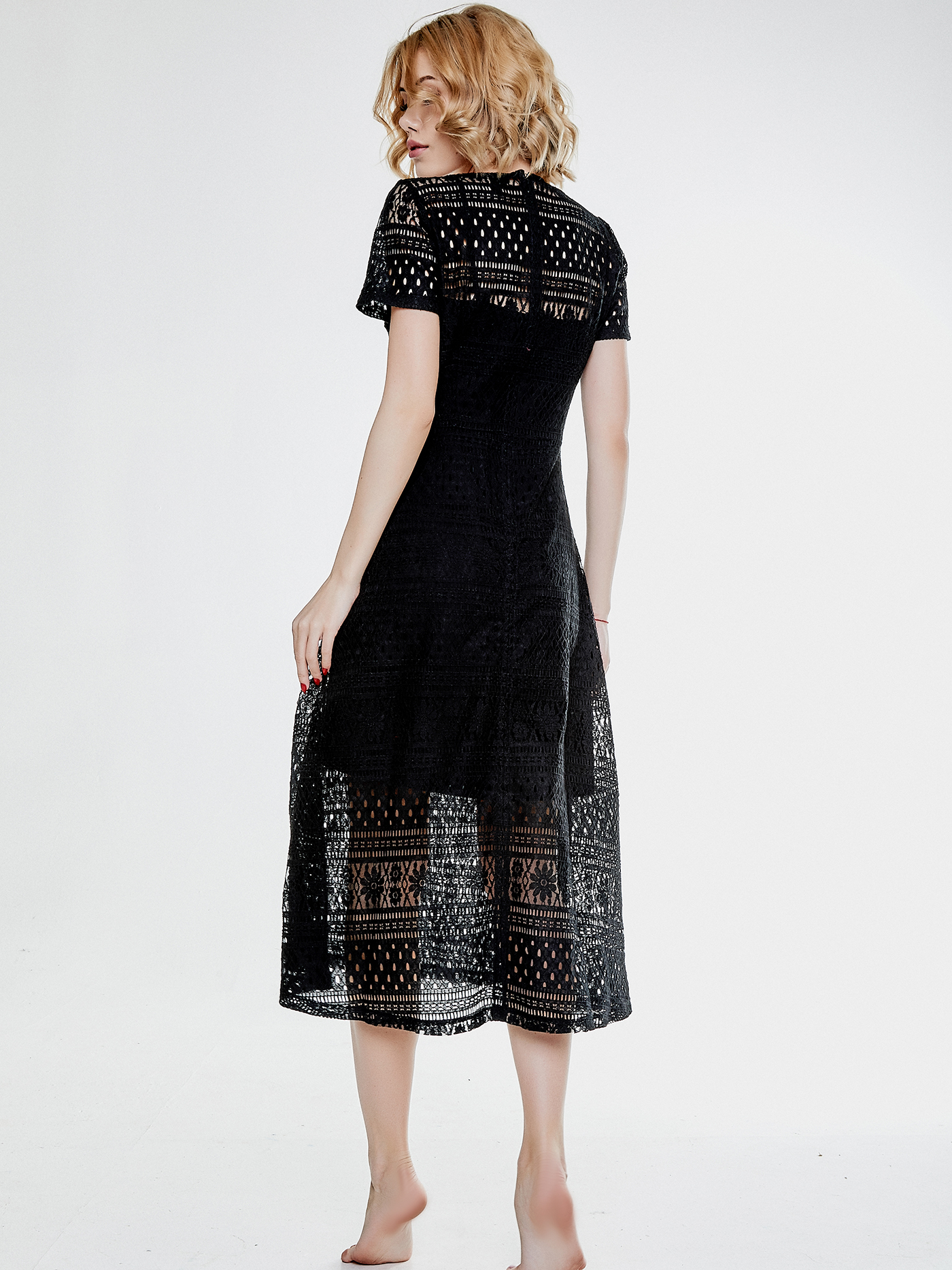 Платье Черный 2539F4522 | фото 2