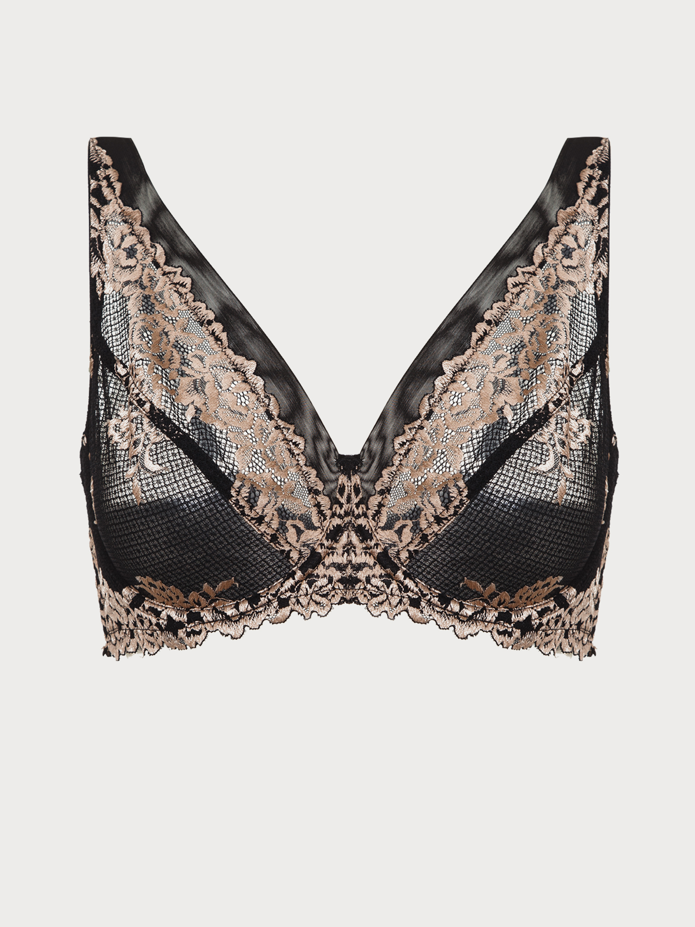 Бюстгальтер мягкий Черный/бежевый 2868F1307L | фото 5