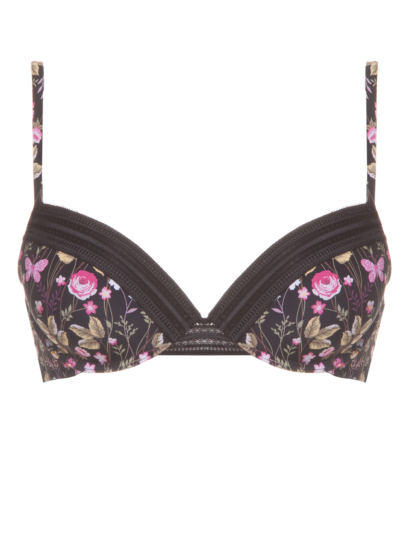 Бюстгальтер push-up Цветочный принт MOU-12406 | фото 3