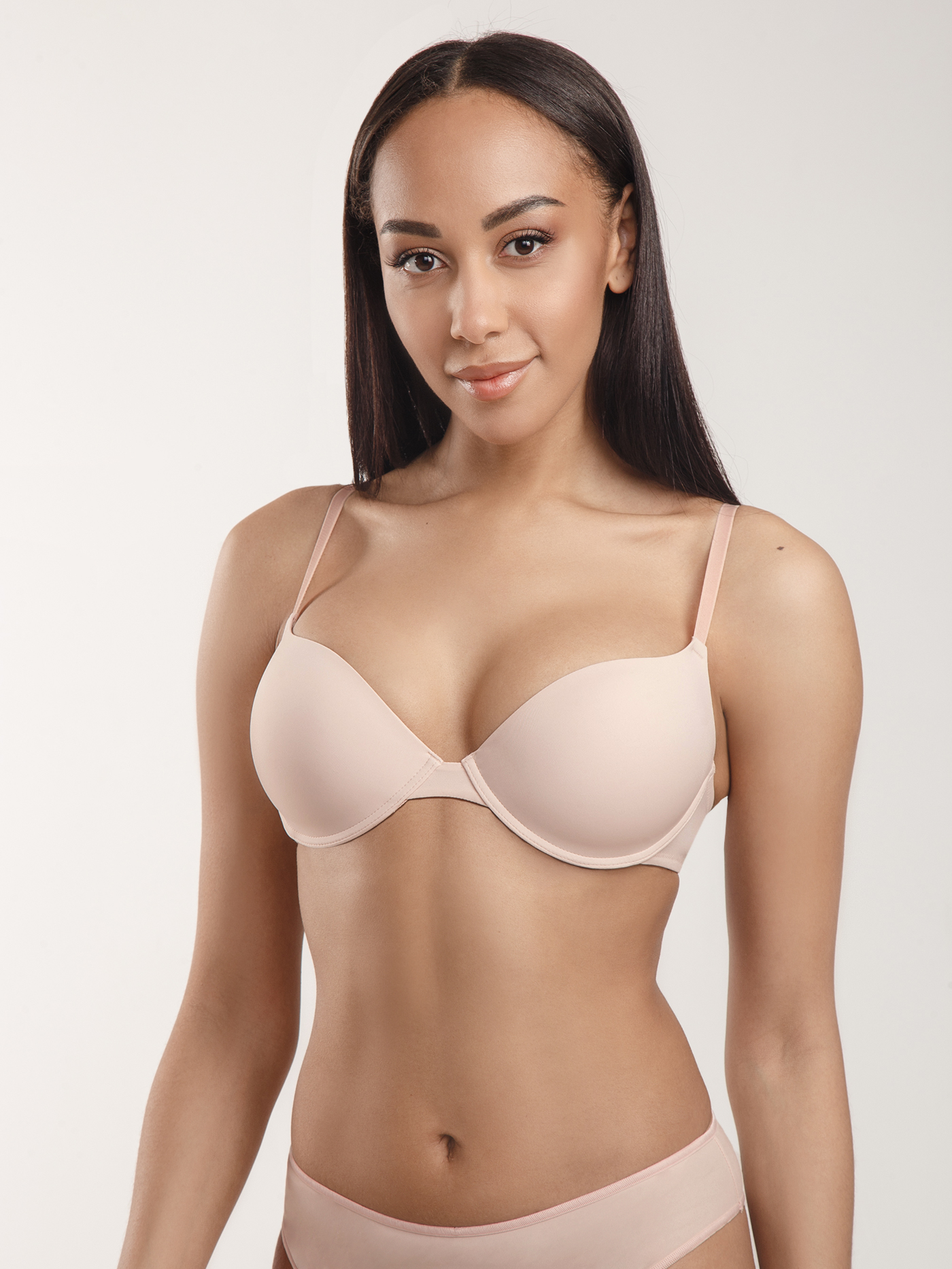 Бюстгальтер t-shirt Пудровый 2613F1447 | фото 2