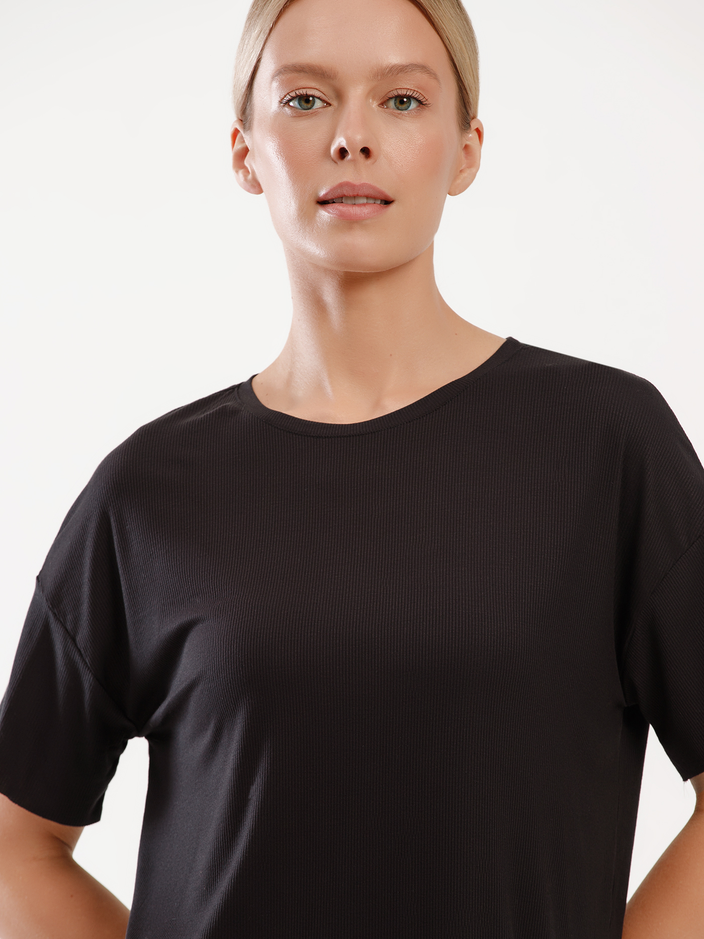 Футболка Черный 3001F3424 | фото 5