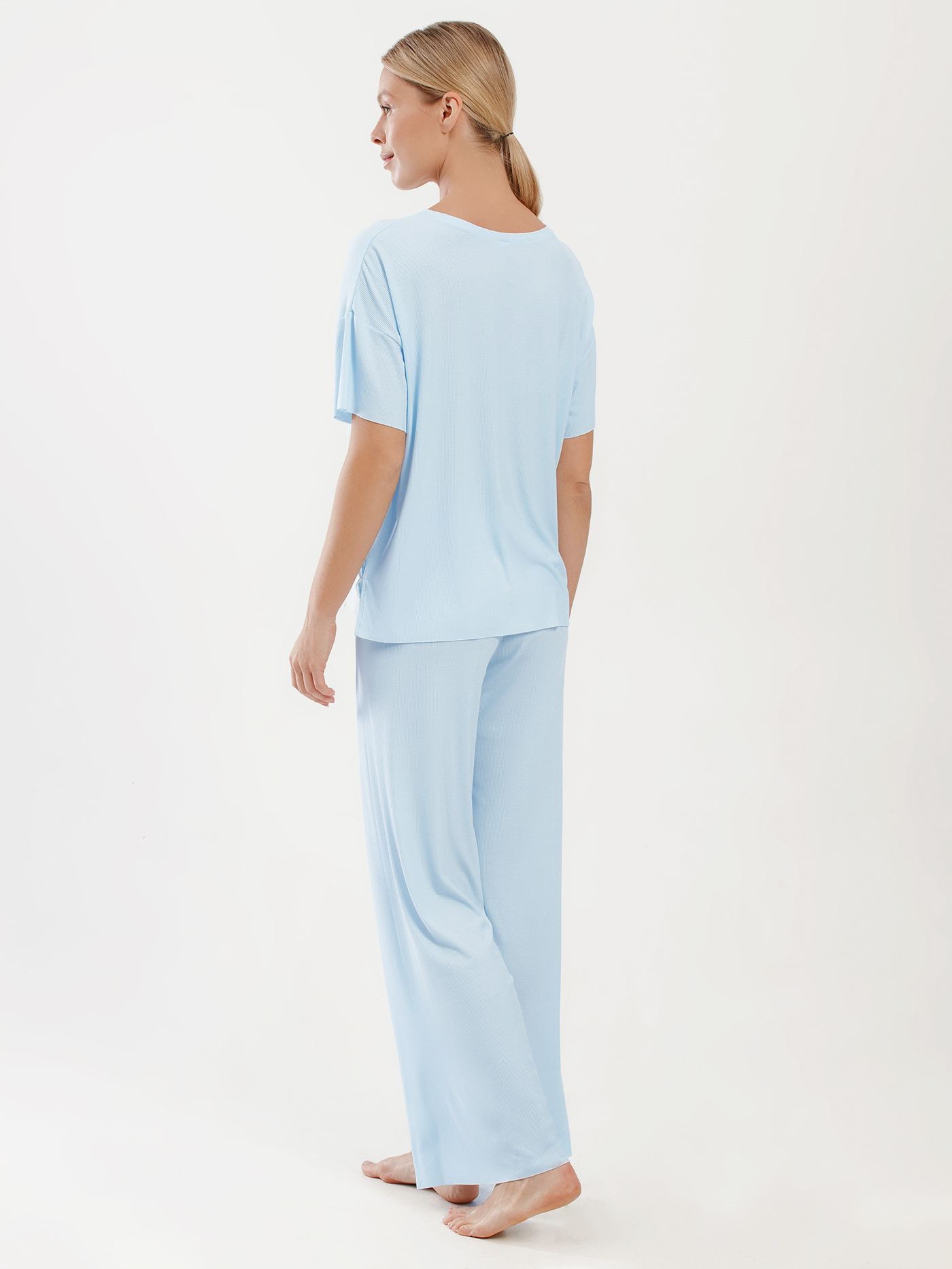 Футболка Голубой 3001F3424 | фото 5